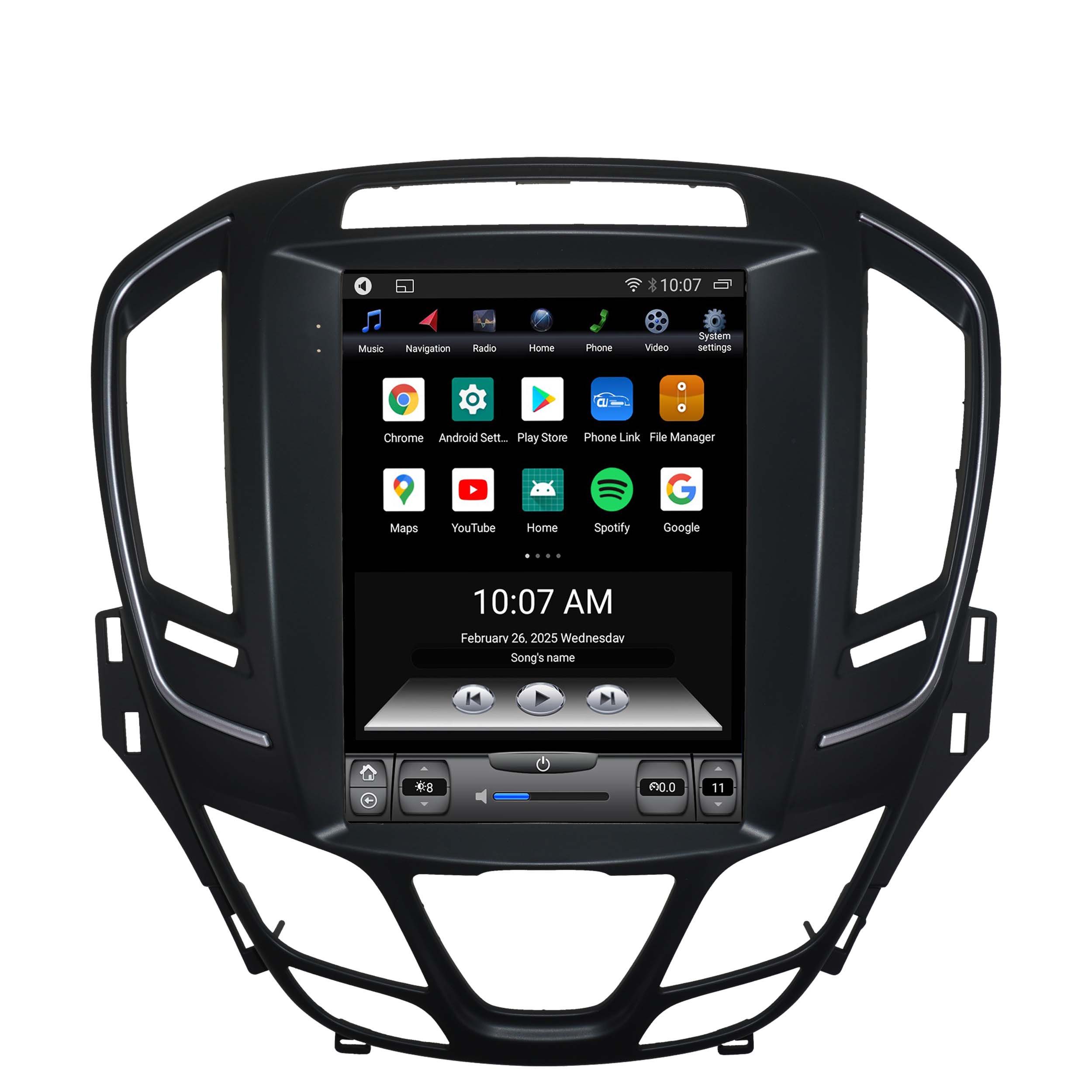 TAFFIO Für Opel Insignia A 14 -17 9.7" Touchscreen Android Autoradio Carplay Einbau-Navigationsgerät