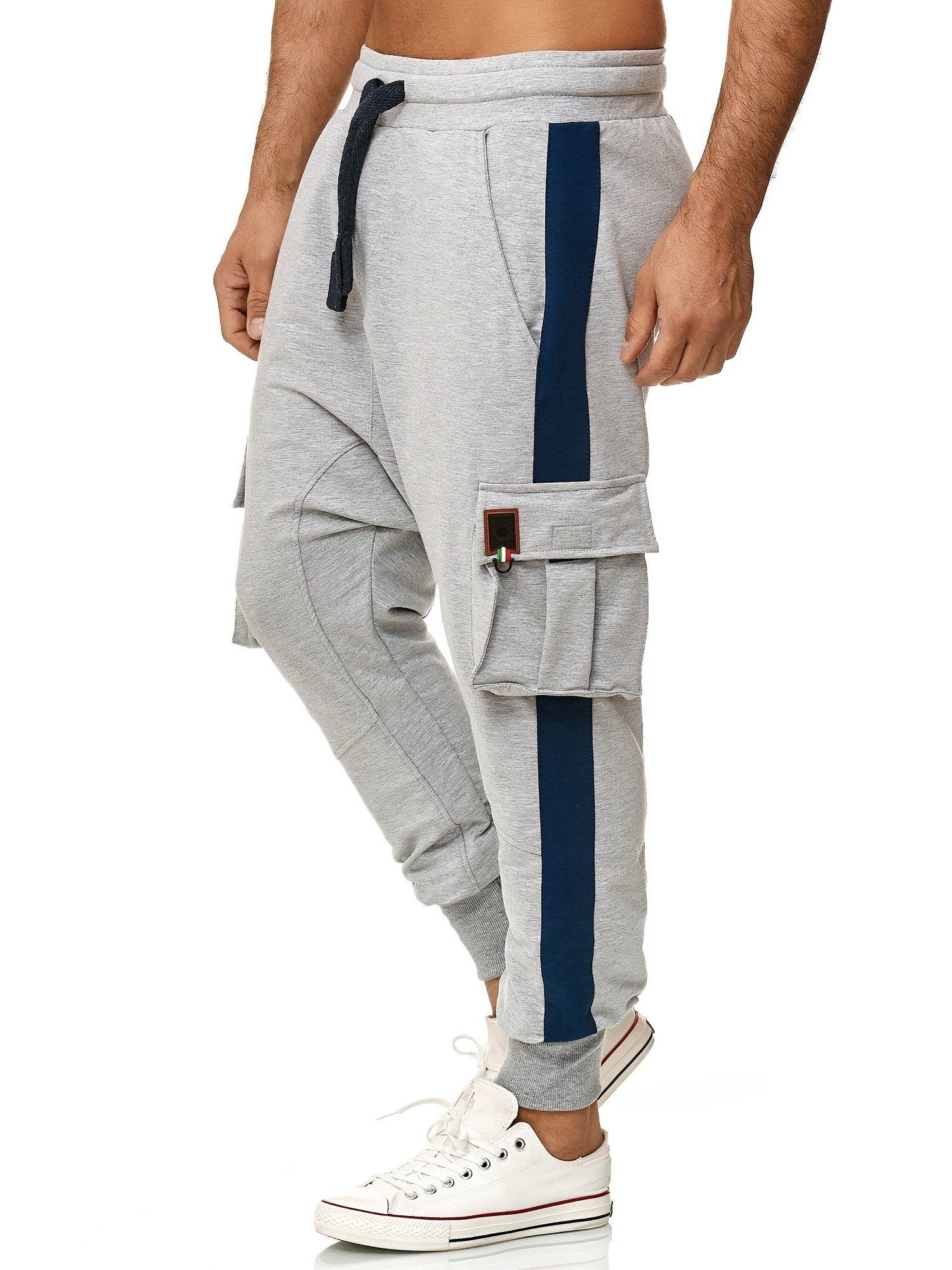 Tazzio Jogginghose 19618 Sporthose mit modernen Cargo-Taschen