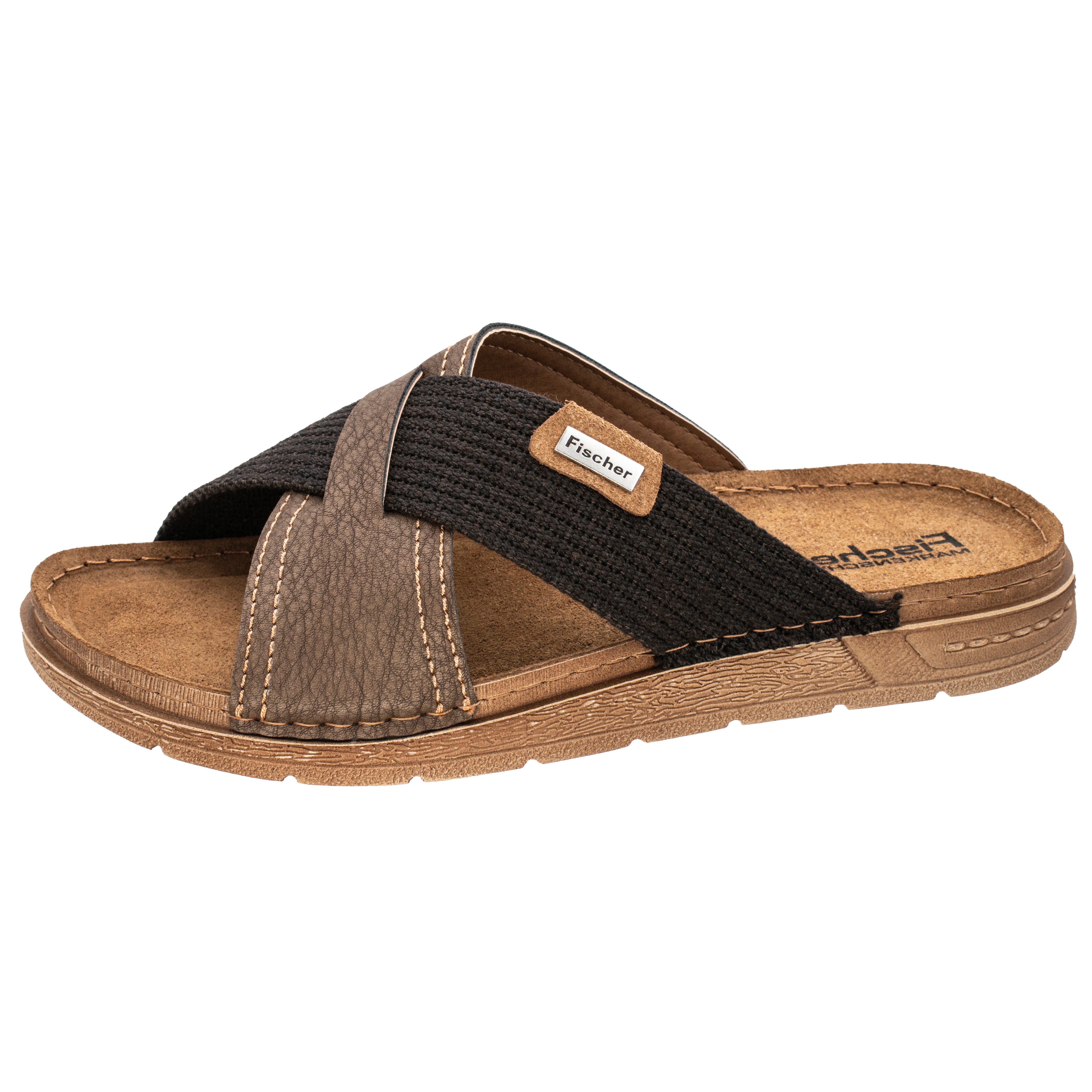 Fischer-Markenschuh Marco Pantolette aus Vegano (Lederimitat), günstig online kaufen