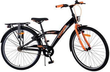 Volare Kinderfahrrad Kinderfahrrad Thombike für Jungen 26 Zoll Kinderrad in Schwarz Orange