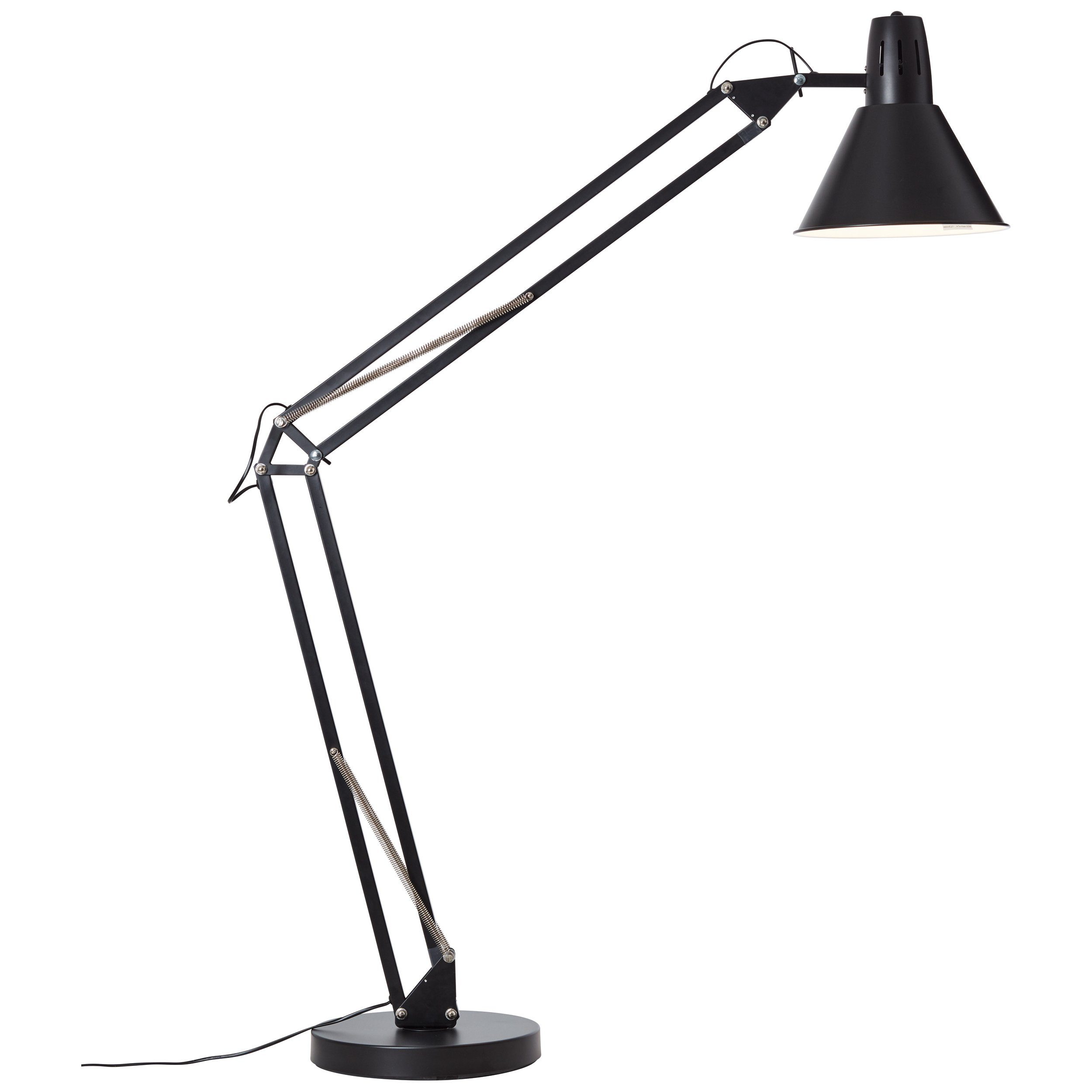 - Stehlampe ohne flammige - Stehlampe, 1 Fußschalter schwenkbar Leselicht Höhe & 1,8m Lightbox Leuchtmittel,