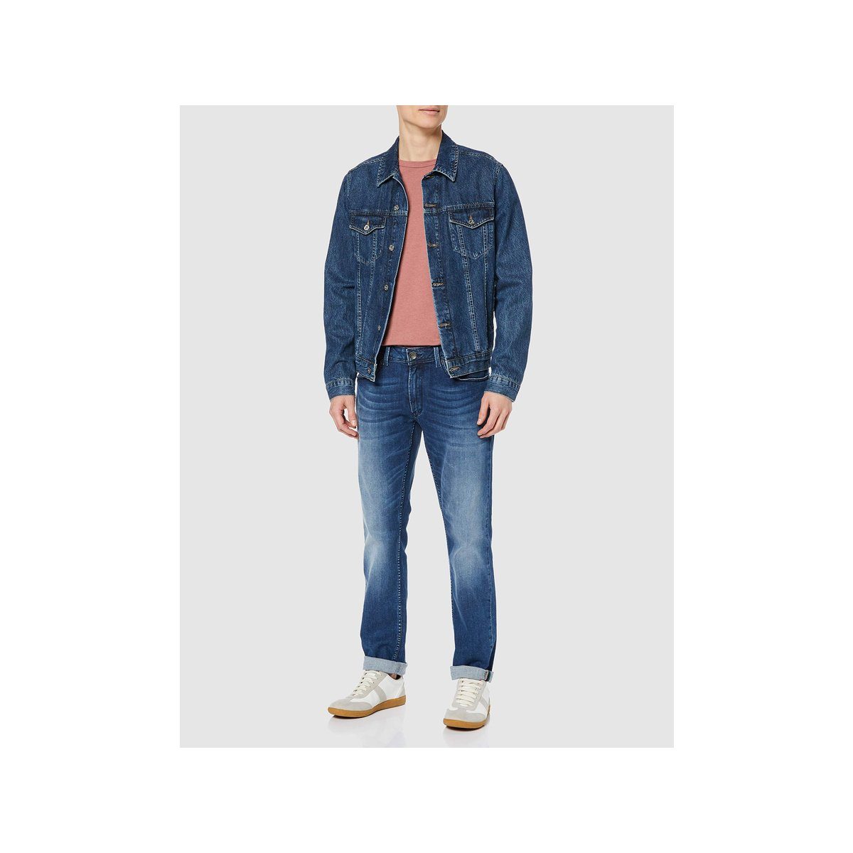 (1-tlg) Fit Garcia Tapered-fit-Jeans Tapered blau
