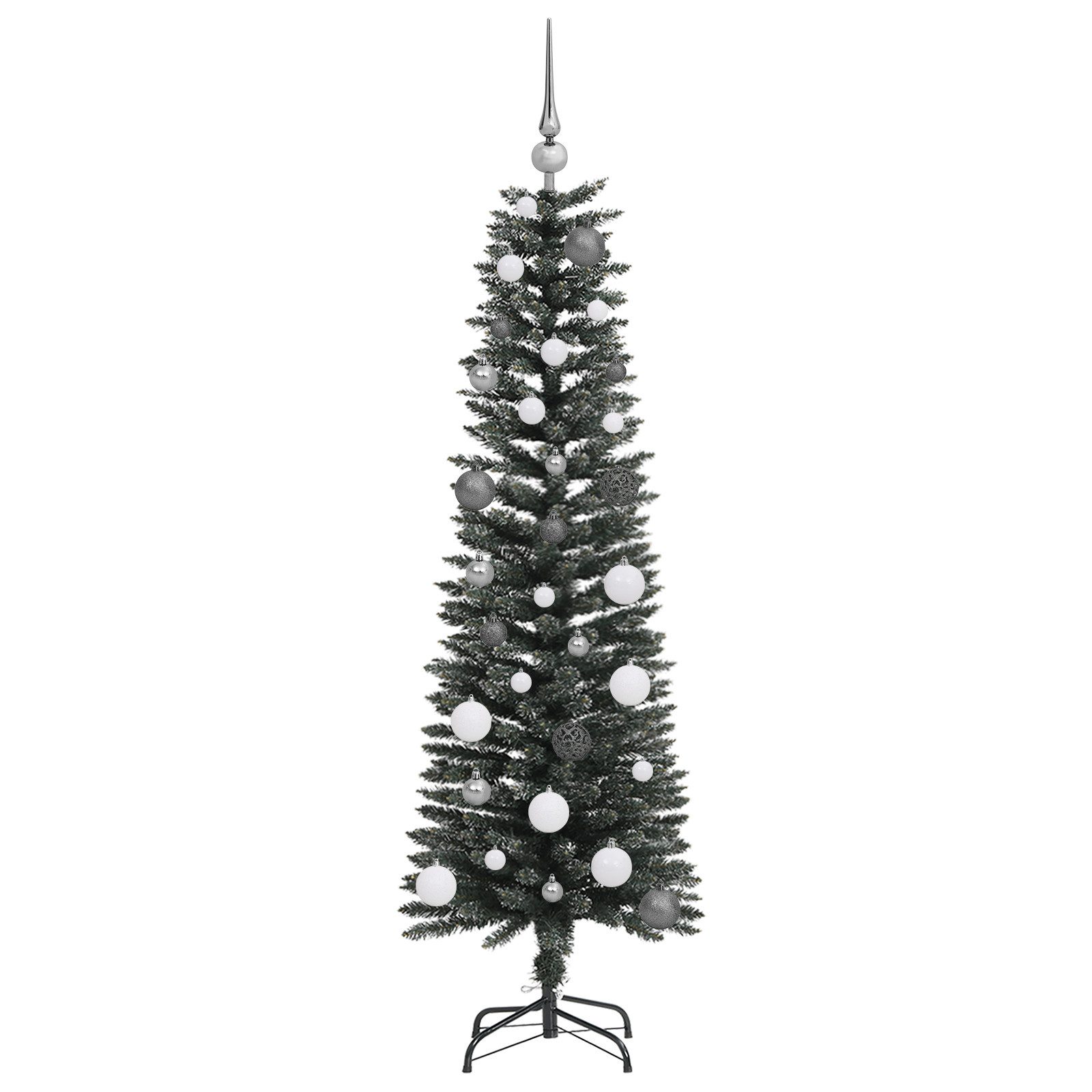 vidaXL LED Baum Künstlicher Weihnachtsbaum mit 150 LEDs mit Ständer Grün 150 cm