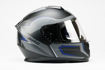 BNO Motorradhelm BNO X3 Integralhelm, Sehr leicht, volle ECE Prüfung