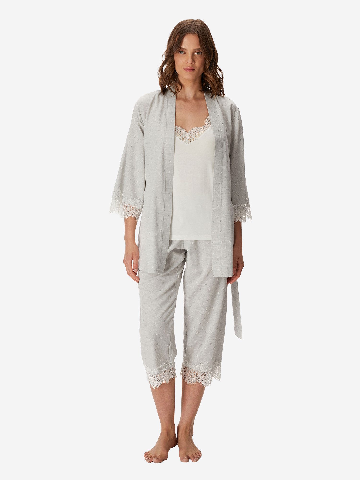 Goldenbay Pyjama Gown, Camisole & Pants Emily (2 tlg) loungewear pyjama nachthemd