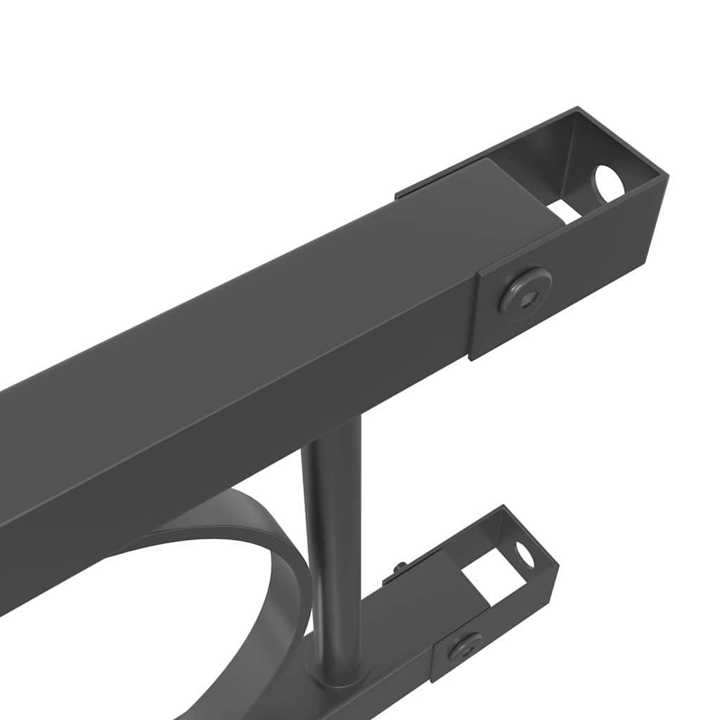 vidaXL Gartenzaun Zaunelement Grau 170 x 100 cm Stahl, (1-St)