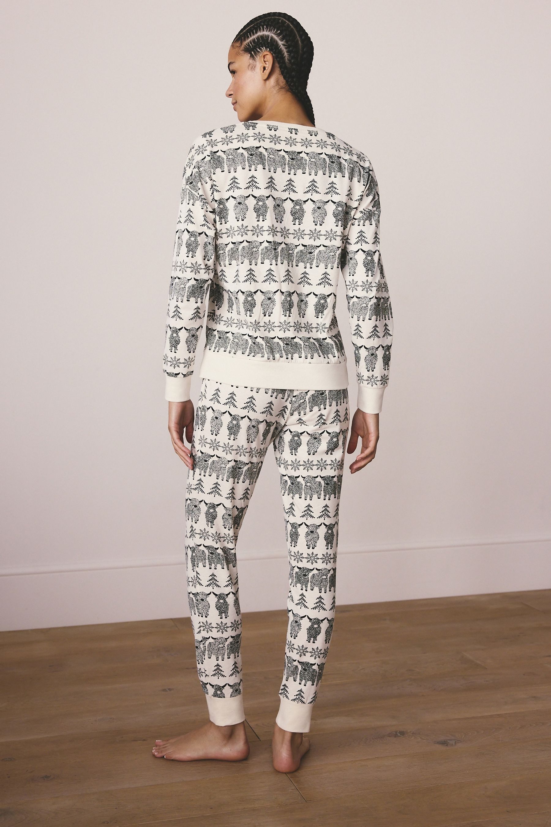 Next Pyjama Langärmeliger Familien-Schlafanzug, Weihnachten (2 tlg) günstig online kaufen