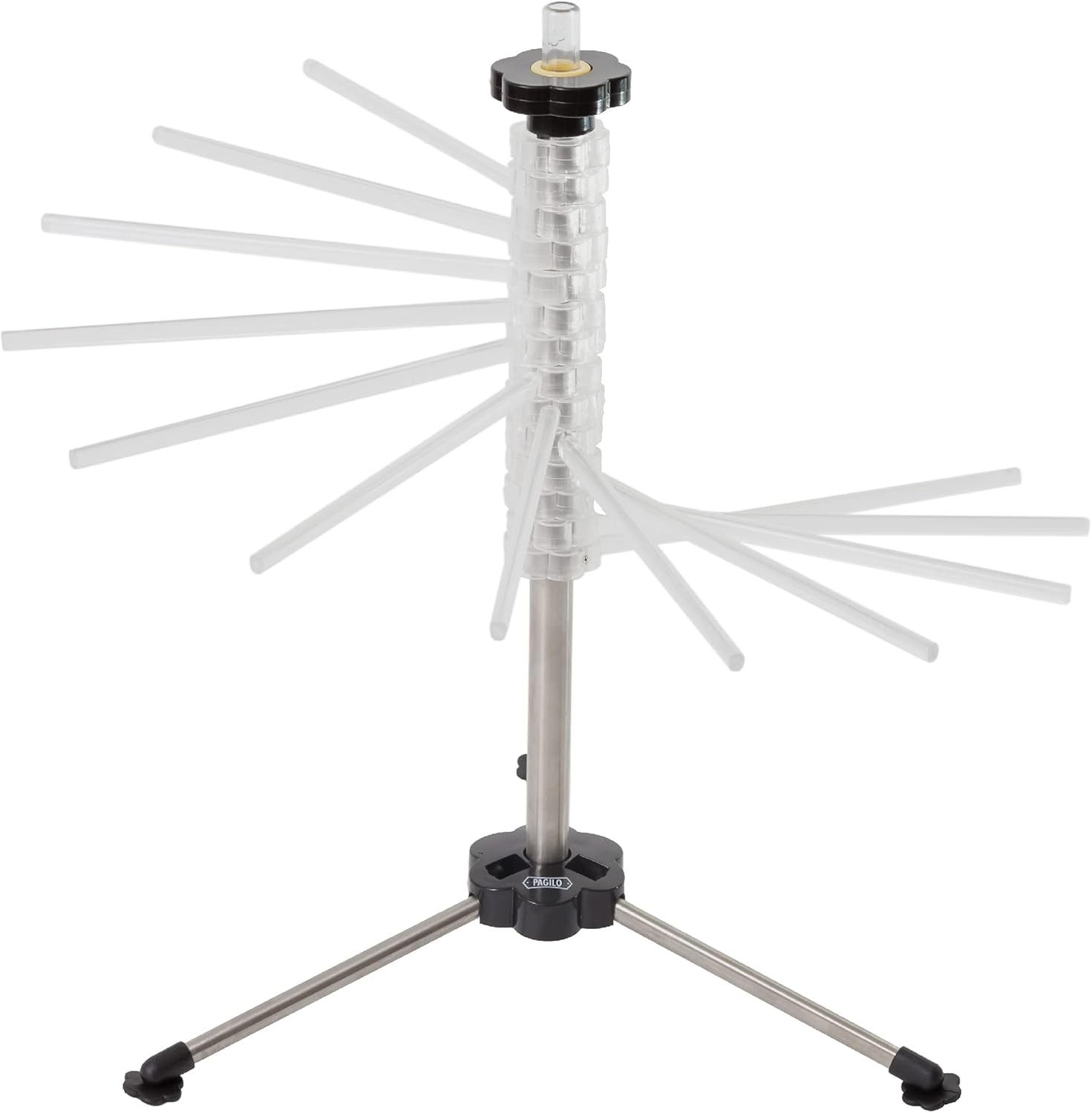 GOURMEO Nudelmaschine GOURMEO Nudeltrockner transparent mit 14 Sprossen für 2 kg