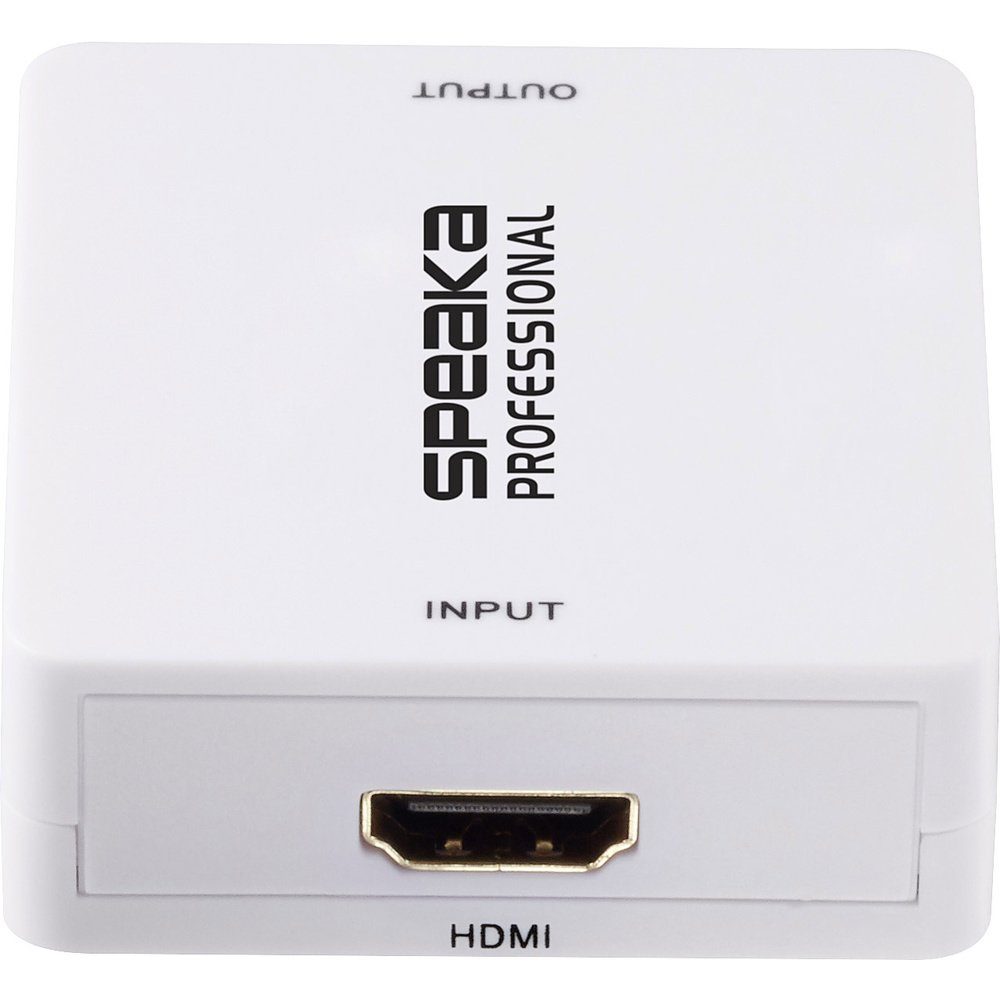 SpeaKa Professional SpeaKa Professional Audio Extraktor [HDMI - HDMI, Klinke, Cinch] 1920 Audio-Adapter