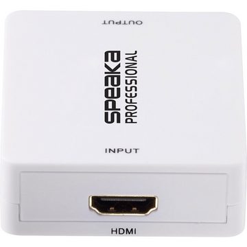 SpeaKa Professional SpeaKa Professional Audio Extraktor [HDMI - HDMI, Klinke, Cinch] 1920 Audio-Adapter