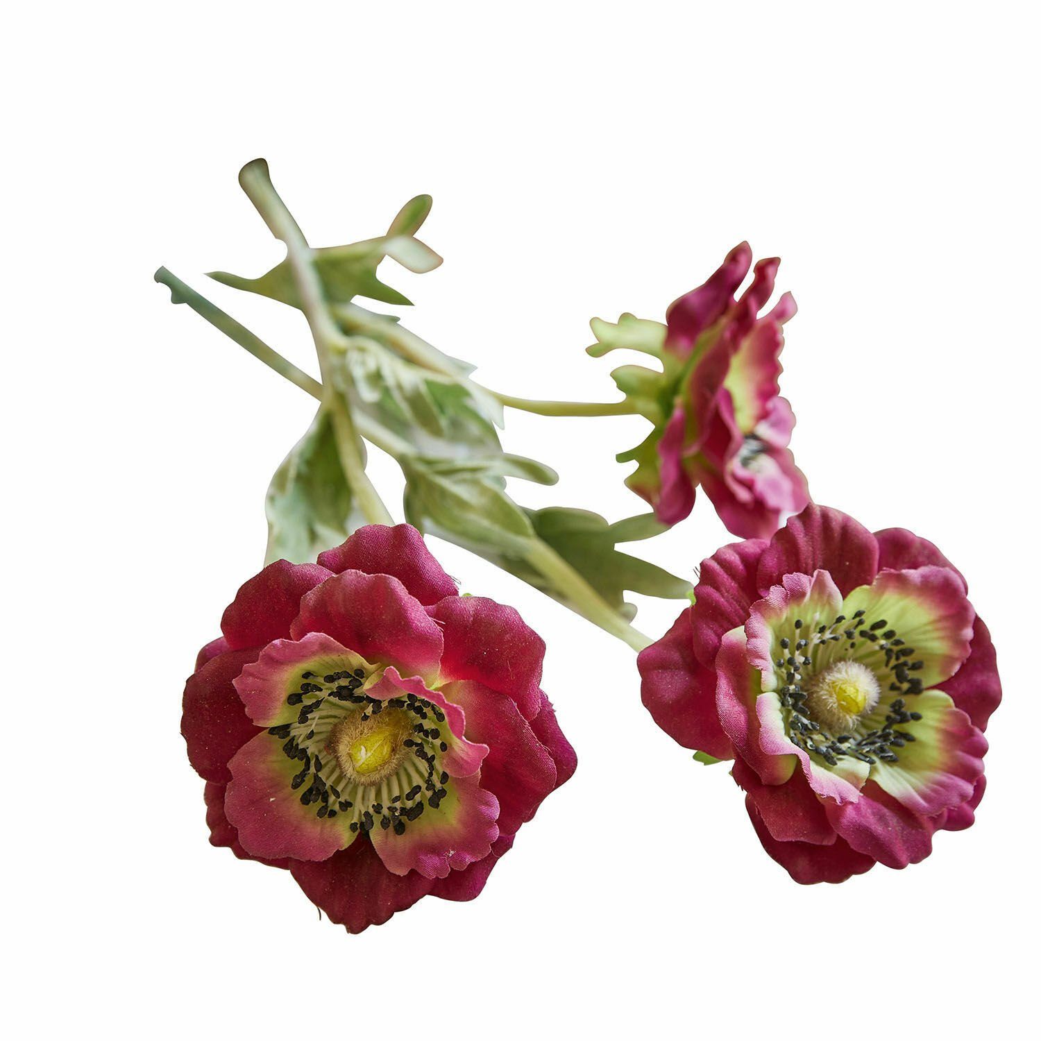 Kunstblume Deko-Blume 3er Set Inara lila, Mirabeau, Höhe 36.0 cm