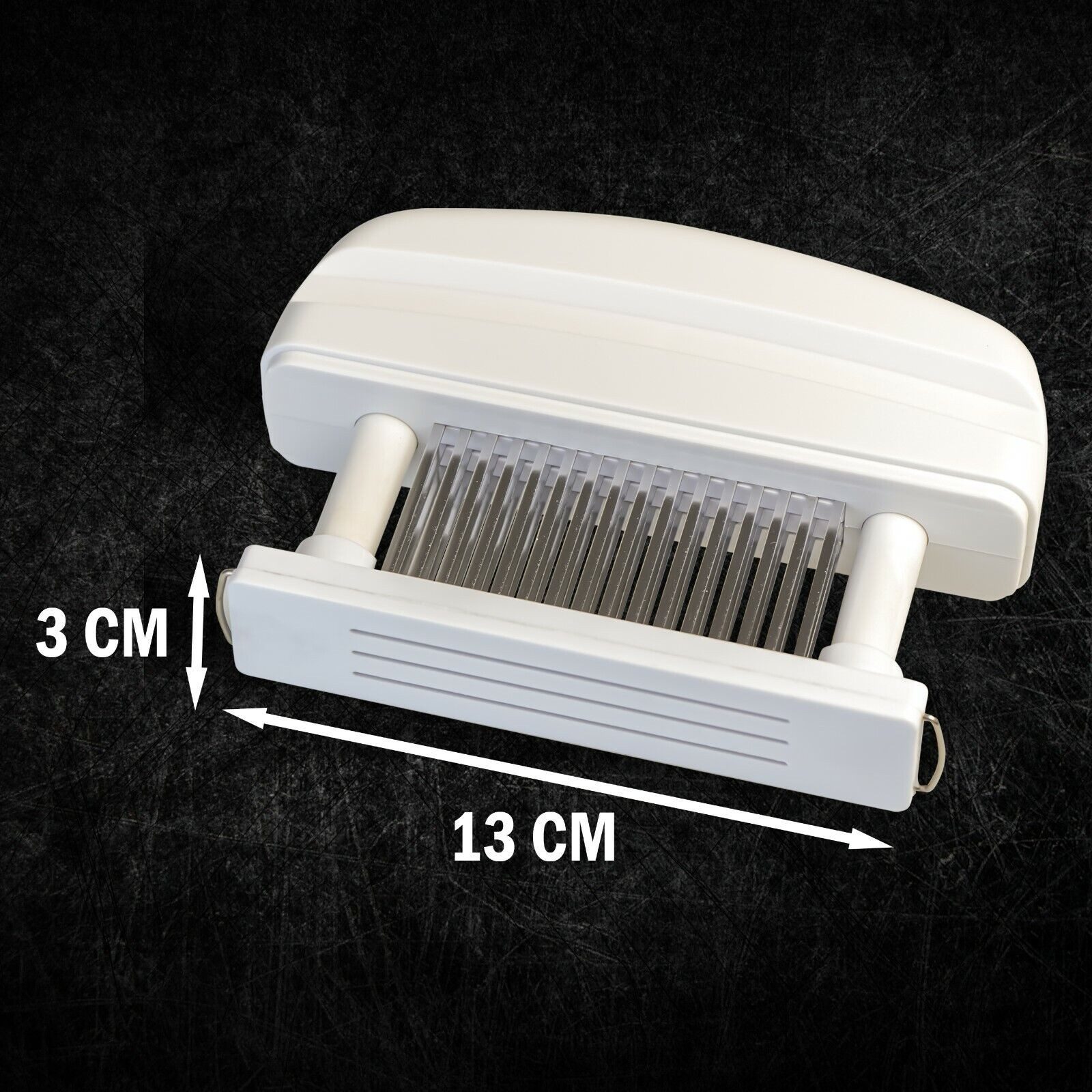 KVOTA Fleischklopfer Fleischstecher Fleischzartmacher für Steak Grill Marinieren 48 Klingen, Leicht, kompakt, bequem – Bild 3 von 5