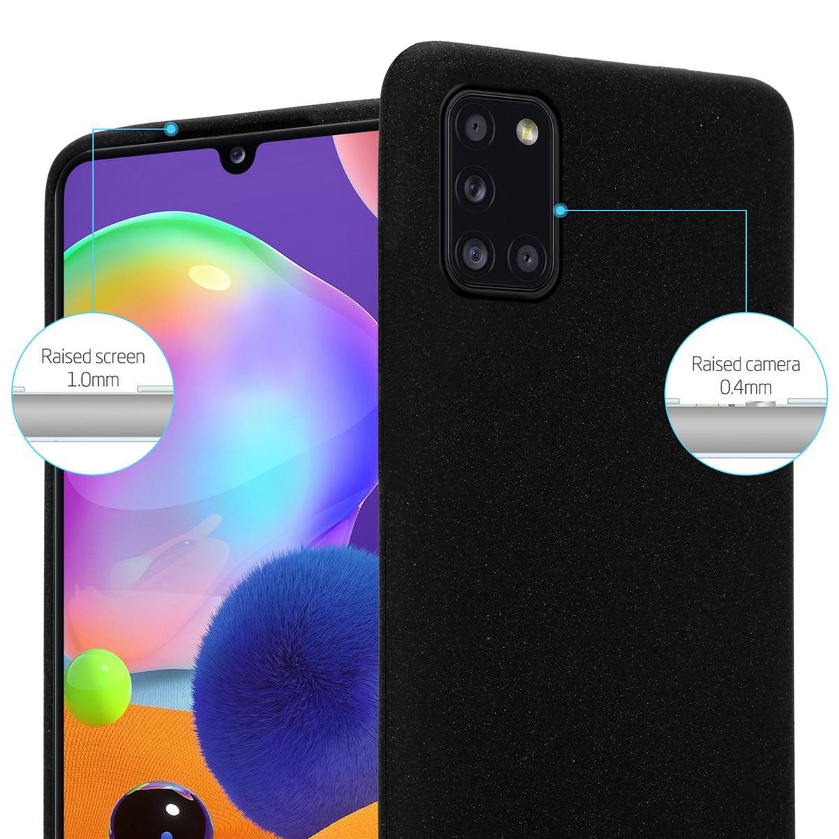 Cadorabo Handyhülle für Samsung Galaxy A31 Hülle Samsung Galaxy A31, Flexible TPU Silikon Handy Schutzhülle - Hülle - ultra slim
