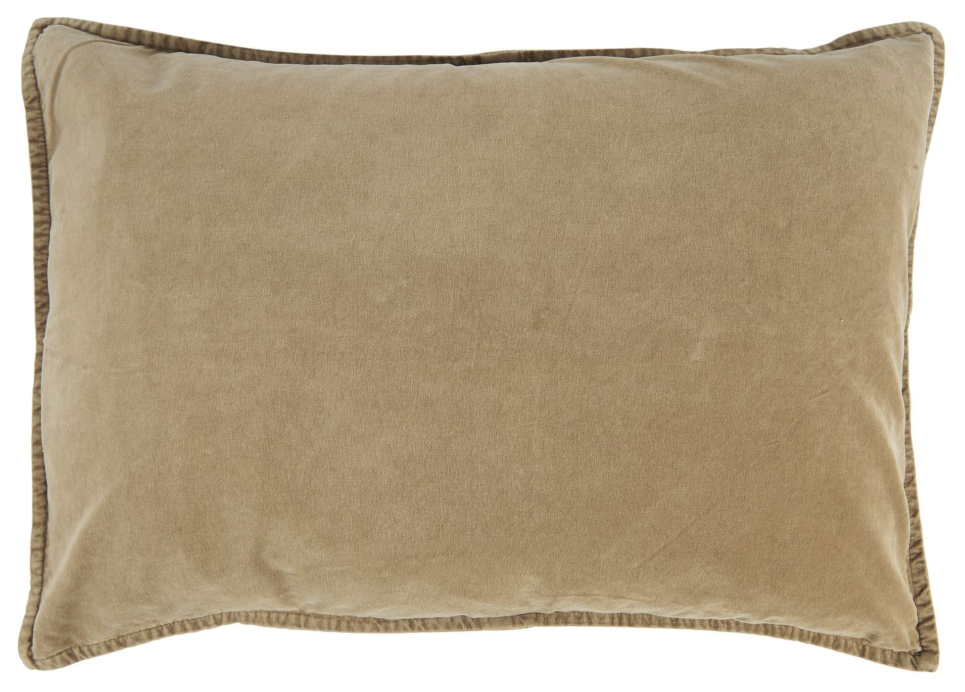Ib Laursen Kissenhülle Kissenhülle Kissenbezug Samt Velour Cognac Braun 70x50cm Ib Laursen