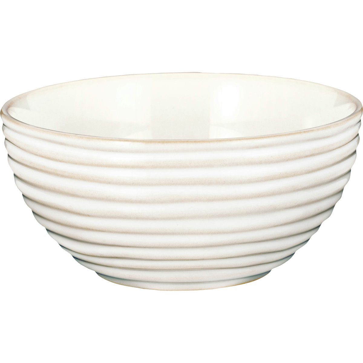 Greengate Müslischale Dunes Müslischale white 14cm, Steinzeug, (Müslischalen)