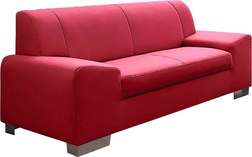 DOMO collection 2-Sitzer Alisson kubische Formensprache mit abgerundeten Elementen, komfortabel, fester Sitzkomfort