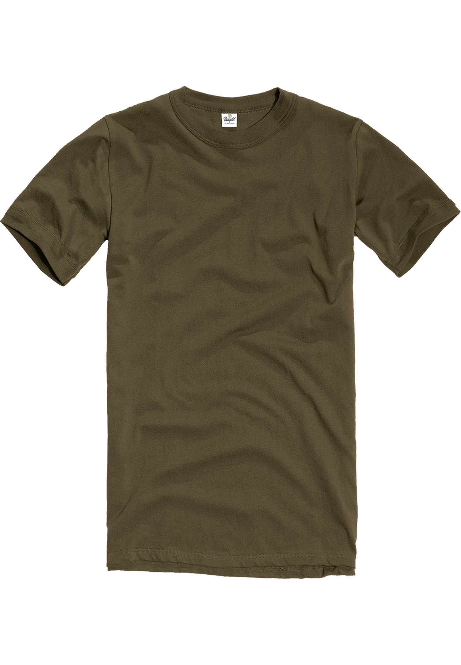 Brandit (1-tlg) Herren Kurzarmshirt Undershirt BW olive
