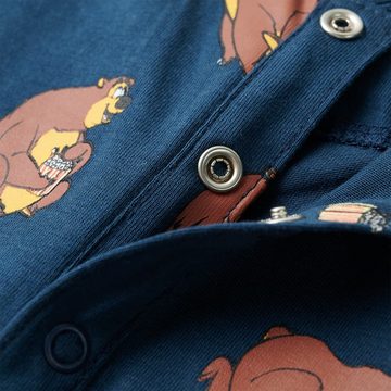vidaXL Schlafanzug Kinder-Schlafanzug Einteiler Jeansblau 128