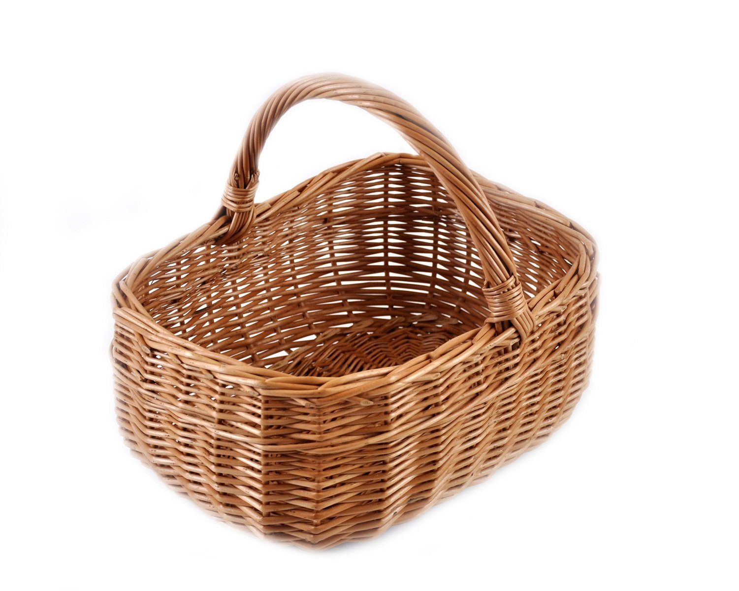 MyBer® Einkaufskorb Korb Weidenkorb Picknickkorb 33/23/13 günstig online kaufen