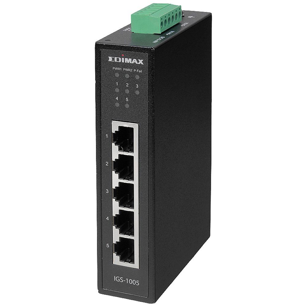 Edimax EDIMAX IGS-1005 IGS-1005 Industrial Ethernet Switch Netzwerk-Switch