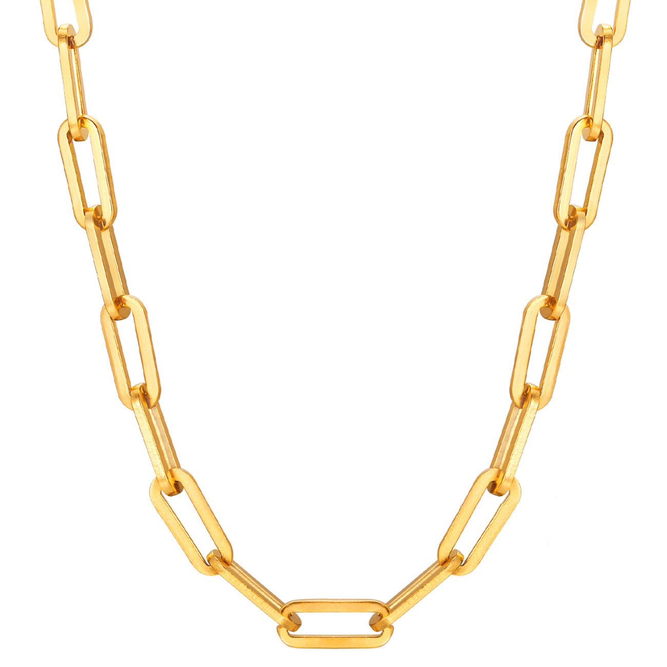 KARMA Gliederkette Damenkette Halskette 40+5 cm Gold oder Silber (Damenschm günstig online kaufen