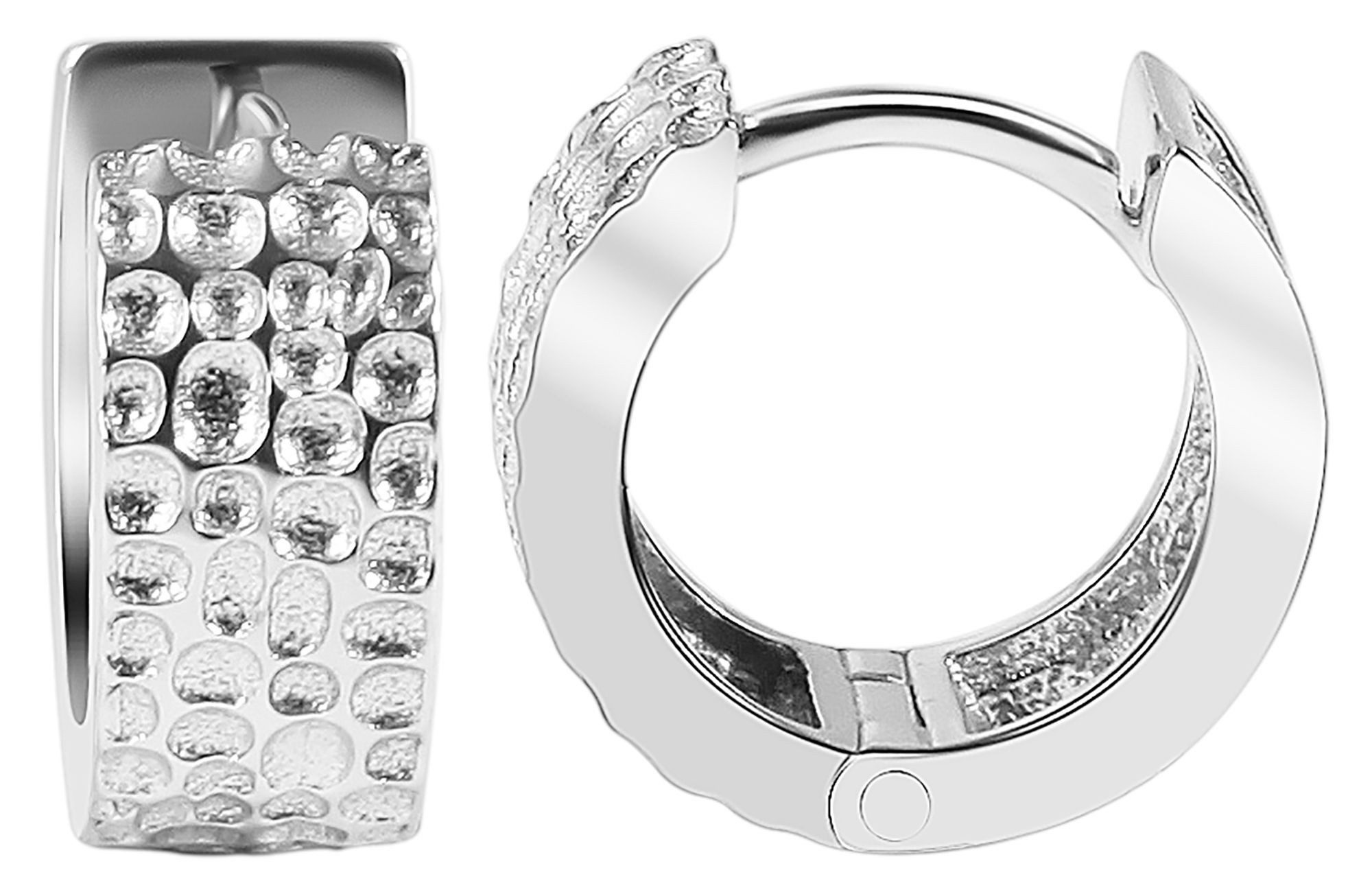Adelia´s Klappcreolen Ohrringe – Klappcreole aus 925 Silber, Ein stilvolles Geschenk für besondere Momente