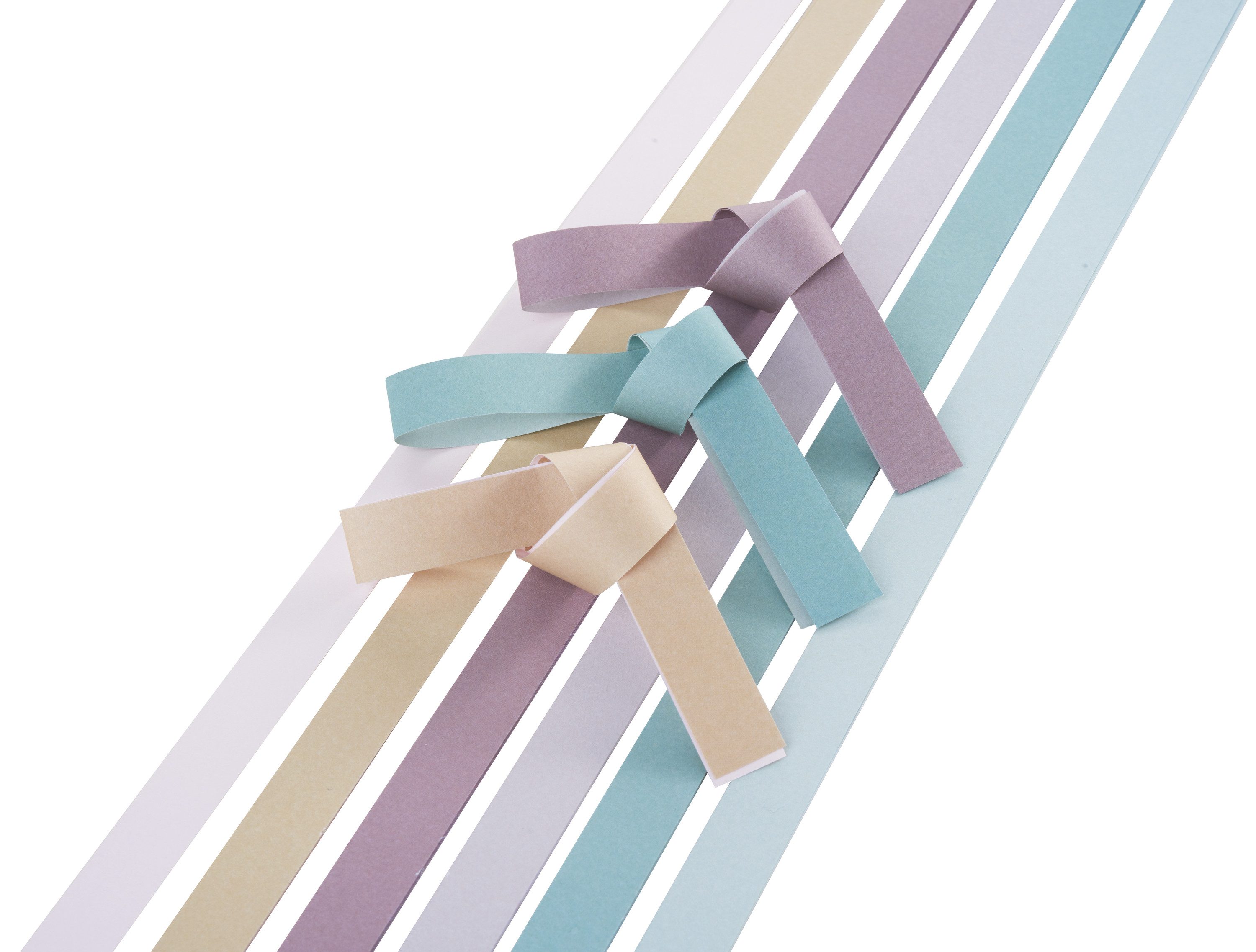 MarpaJansen Papiersterne Papierstreifen Duo-Color, 15 mm, 80 Streifen