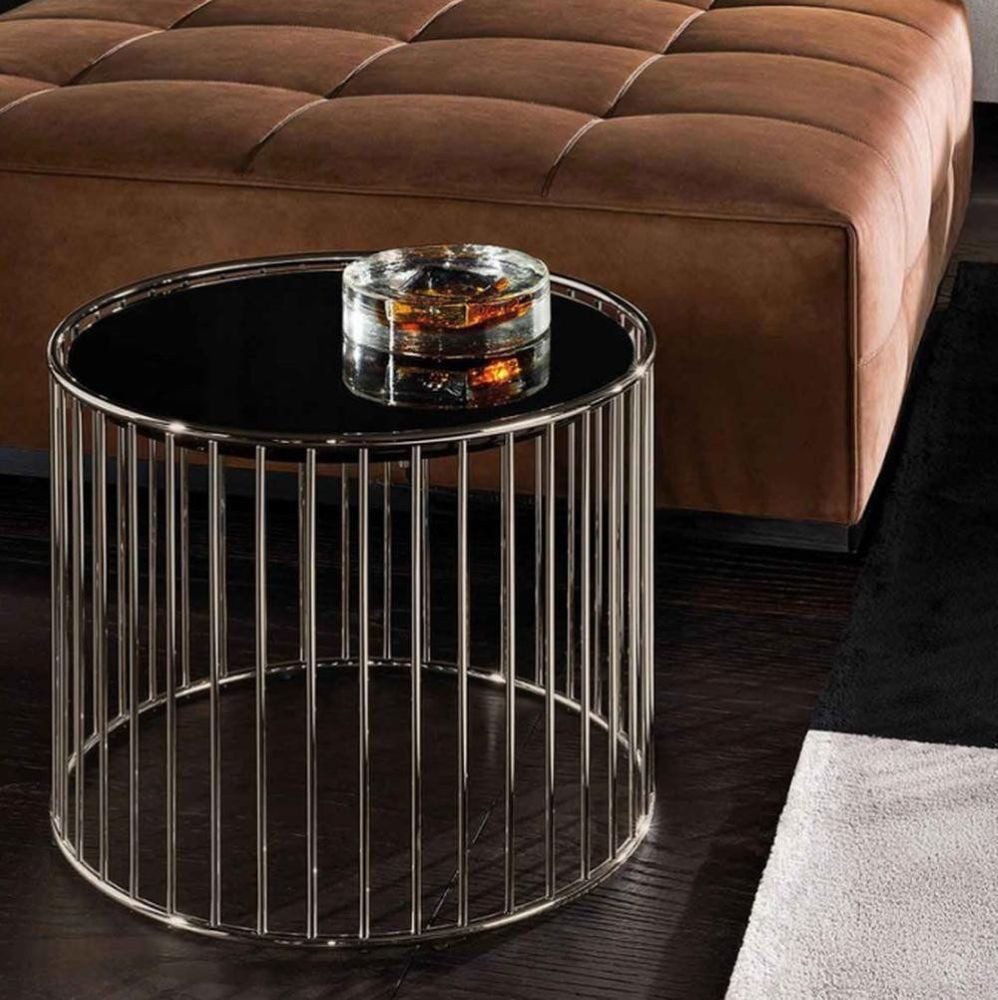 Xlmoebel Beistelltisch Moderner Couchtisch aus Edelstahl mit elegantem Design (1-St., Beistelltisch), Hergestellt in Europa
