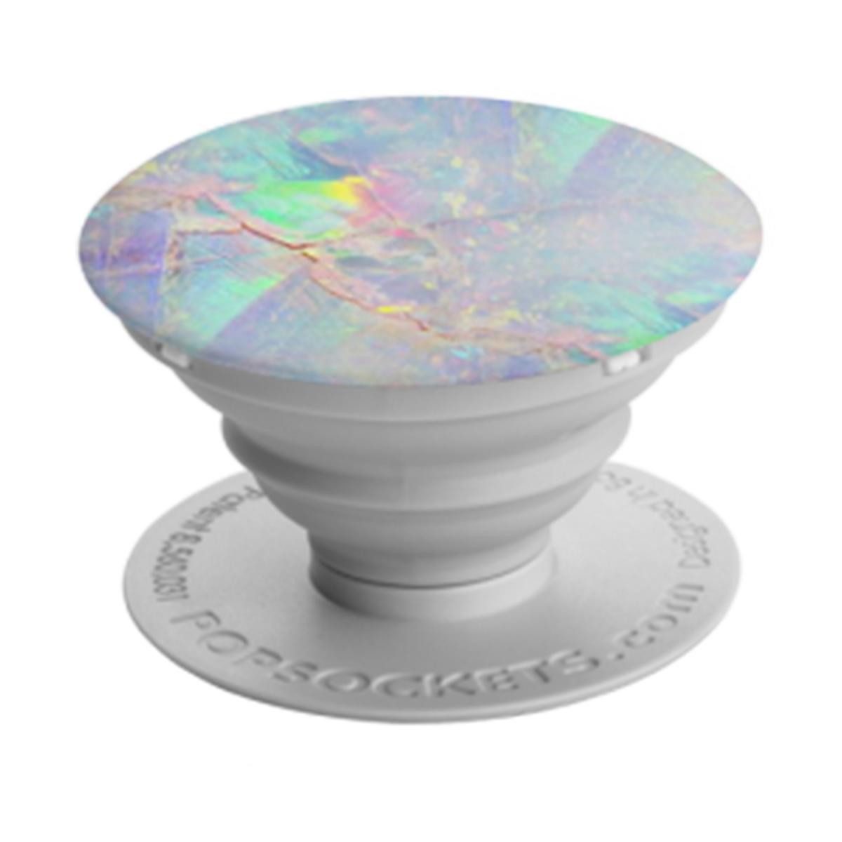 Popsockets Popsockets PopSockets, PopGrip, Ausziehbarer Griff, Opal GEN1