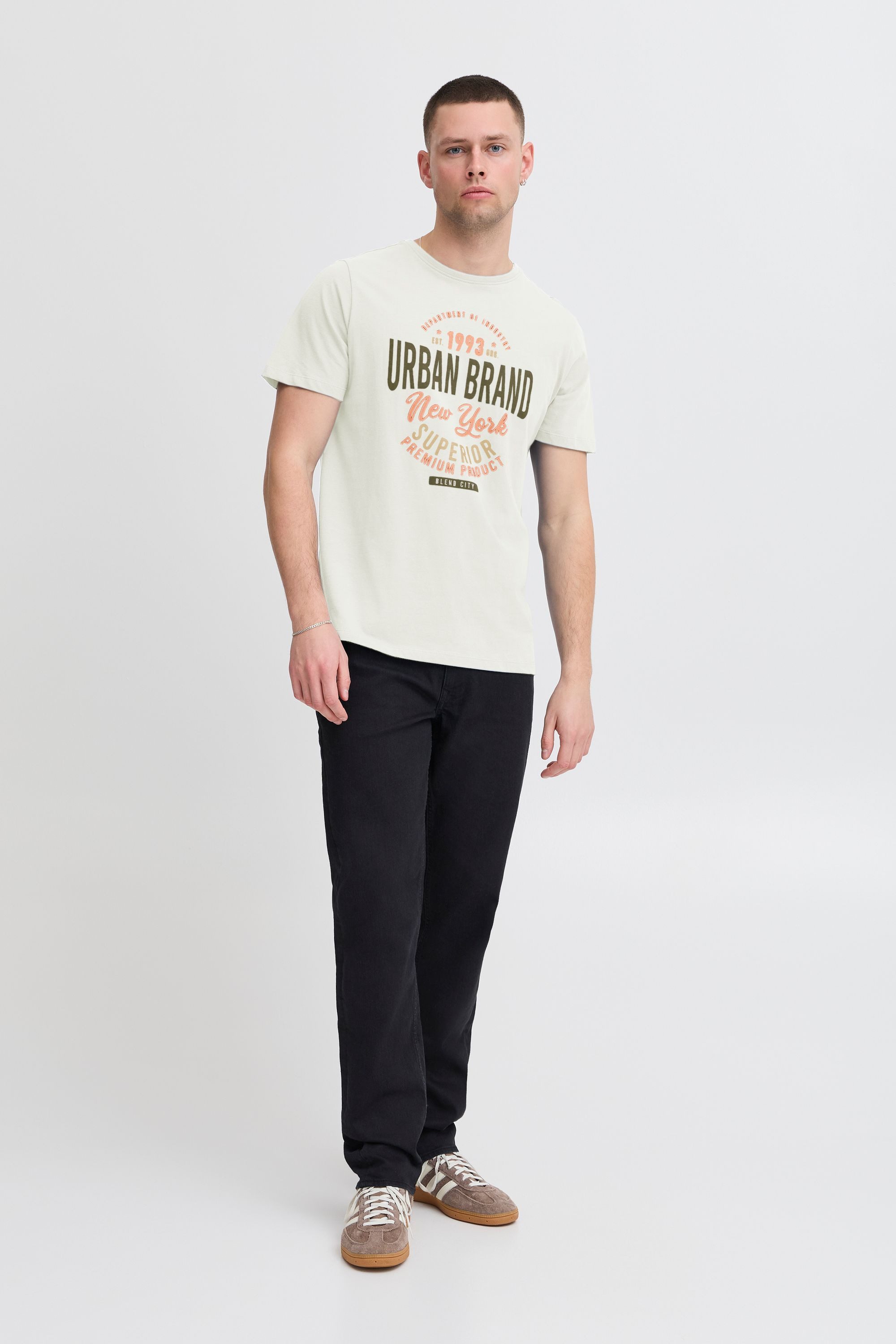Blend Rundhalsshirt BHJarbin 3 Pack (1-tlg) Basic T-Shirt mit Rundhalsausschnitt