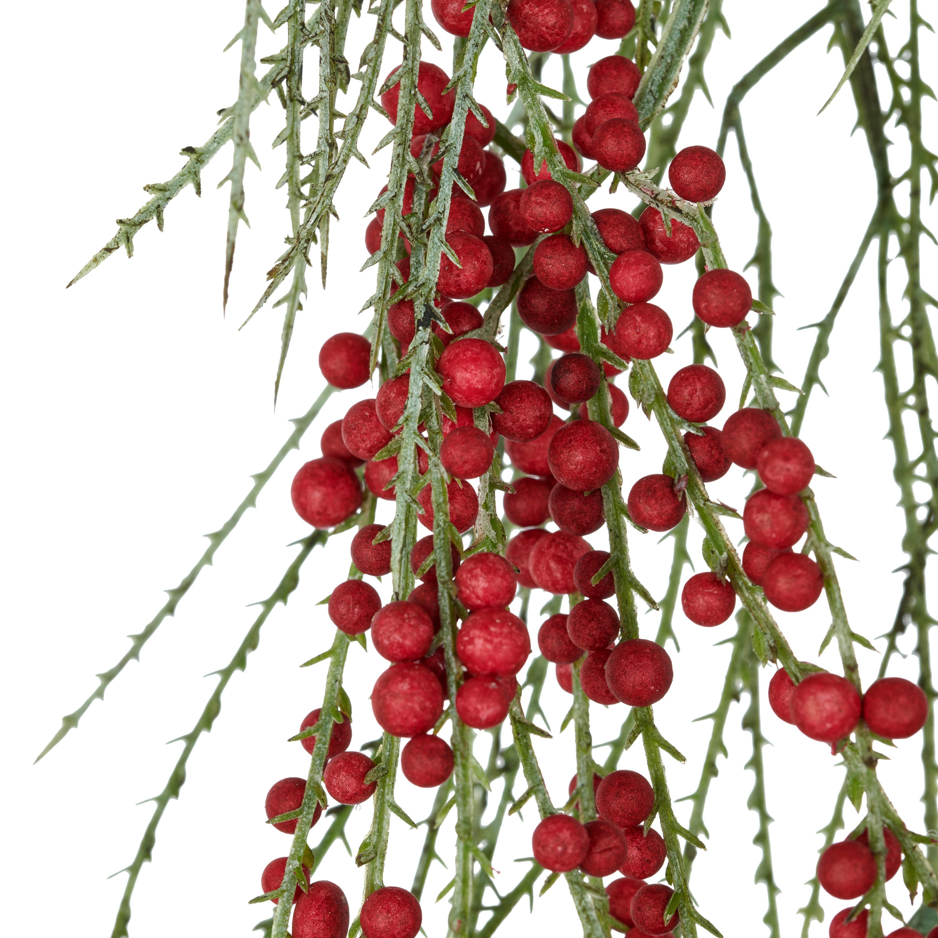 Kunstgirlande Girlande, Creativ green, mit zahlreichen Beeren