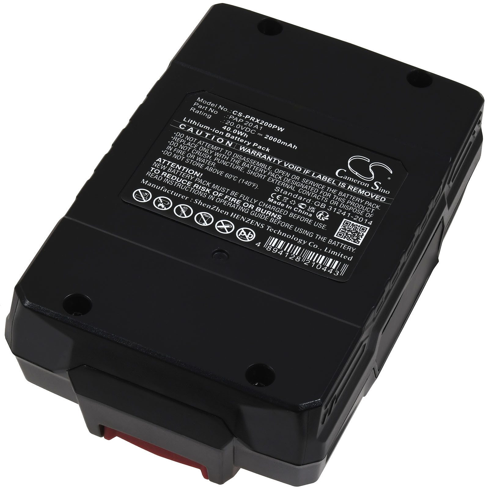 Powery Akku für Parkside PSBSA 20-Li-C3 Akku 2000 mAh (20 V)