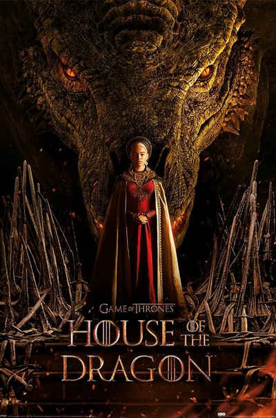 PYRAMID Poster House Of The Dragon Poster Dragon Throne 61 x 91,5 cm