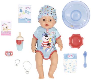 Baby Born Babypuppe Magic Boy, 43 cm (Set, 13-tlg), mit 10 lebensechten Funktionen