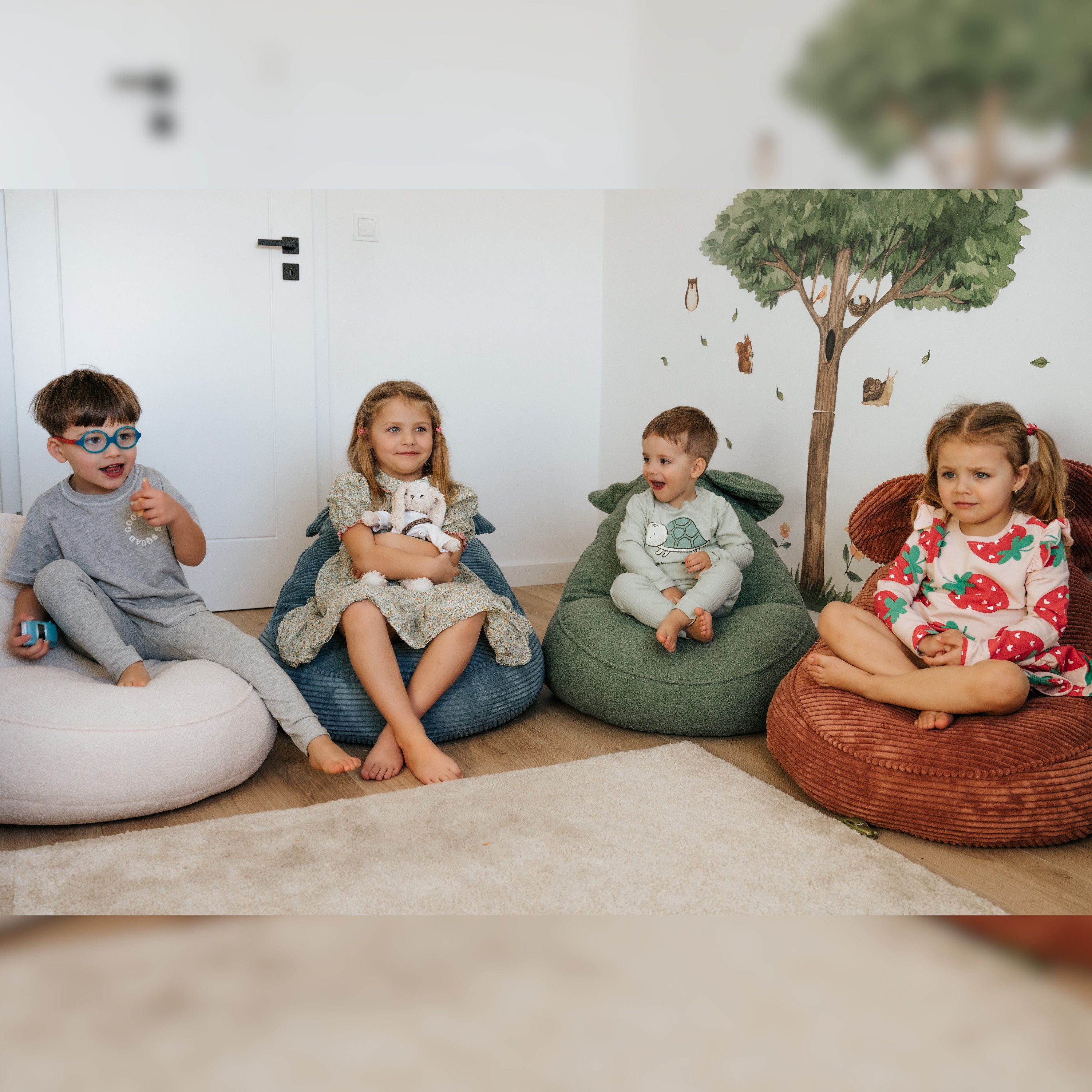 FAVRE Sitzsack Sitzsack KIDS SWEET mit Ohren – Bild 4 von 5