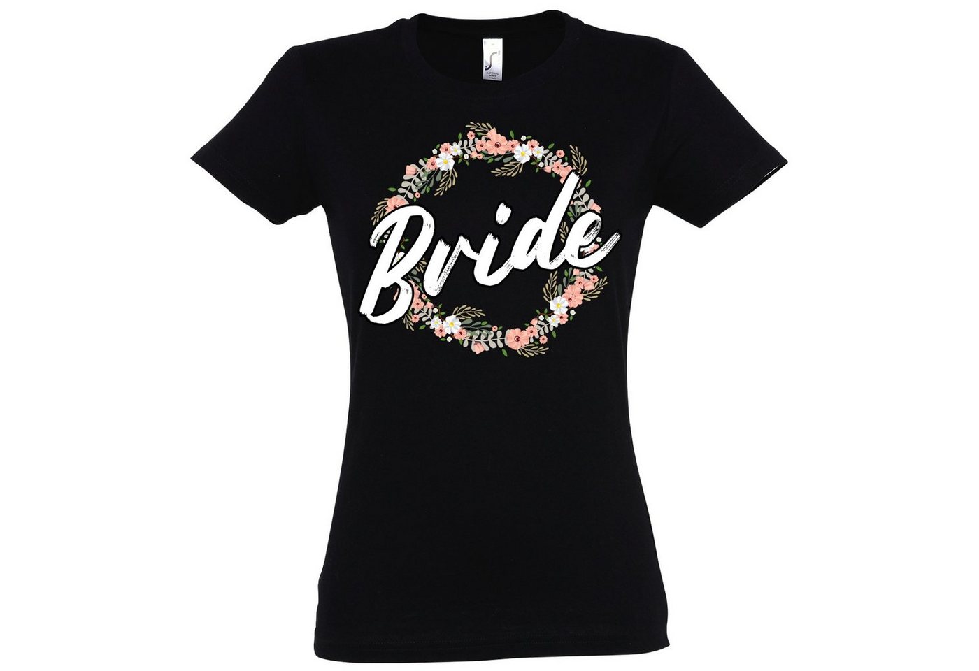 Youth Designz T-Shirt Bride Team Braut JGA Damen Shirt mit lustigem Hochzeit Spruch Print