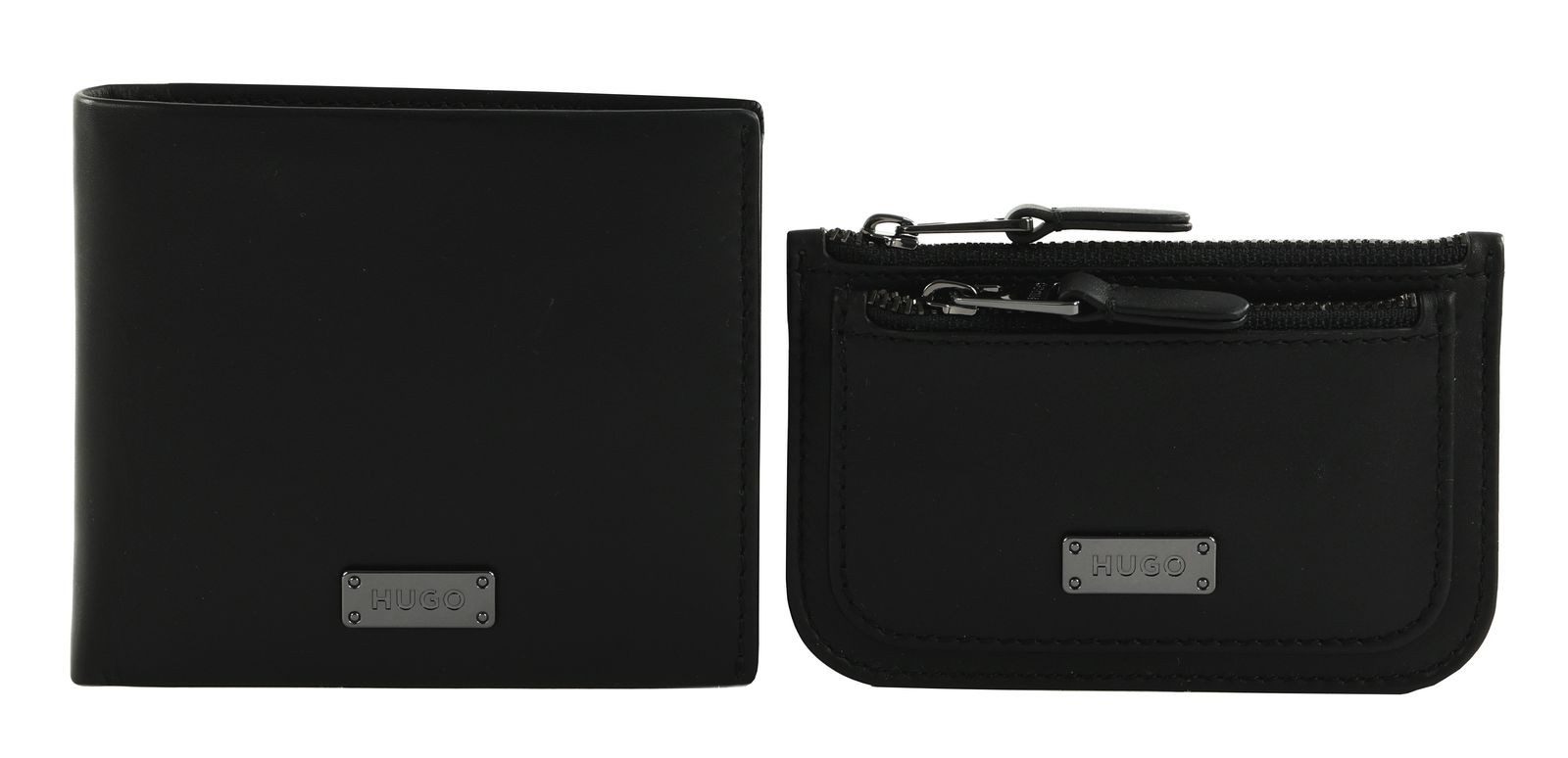 HUGO Kartenetui Gift Set Card Wallet / Coin Case (Set, 2-tlg), aus echtem Rindsleder