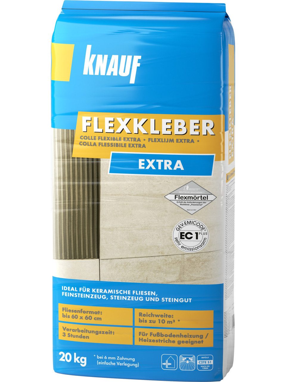 KNAUF Klebstoff Knauf Flexkleber extra 20 kg