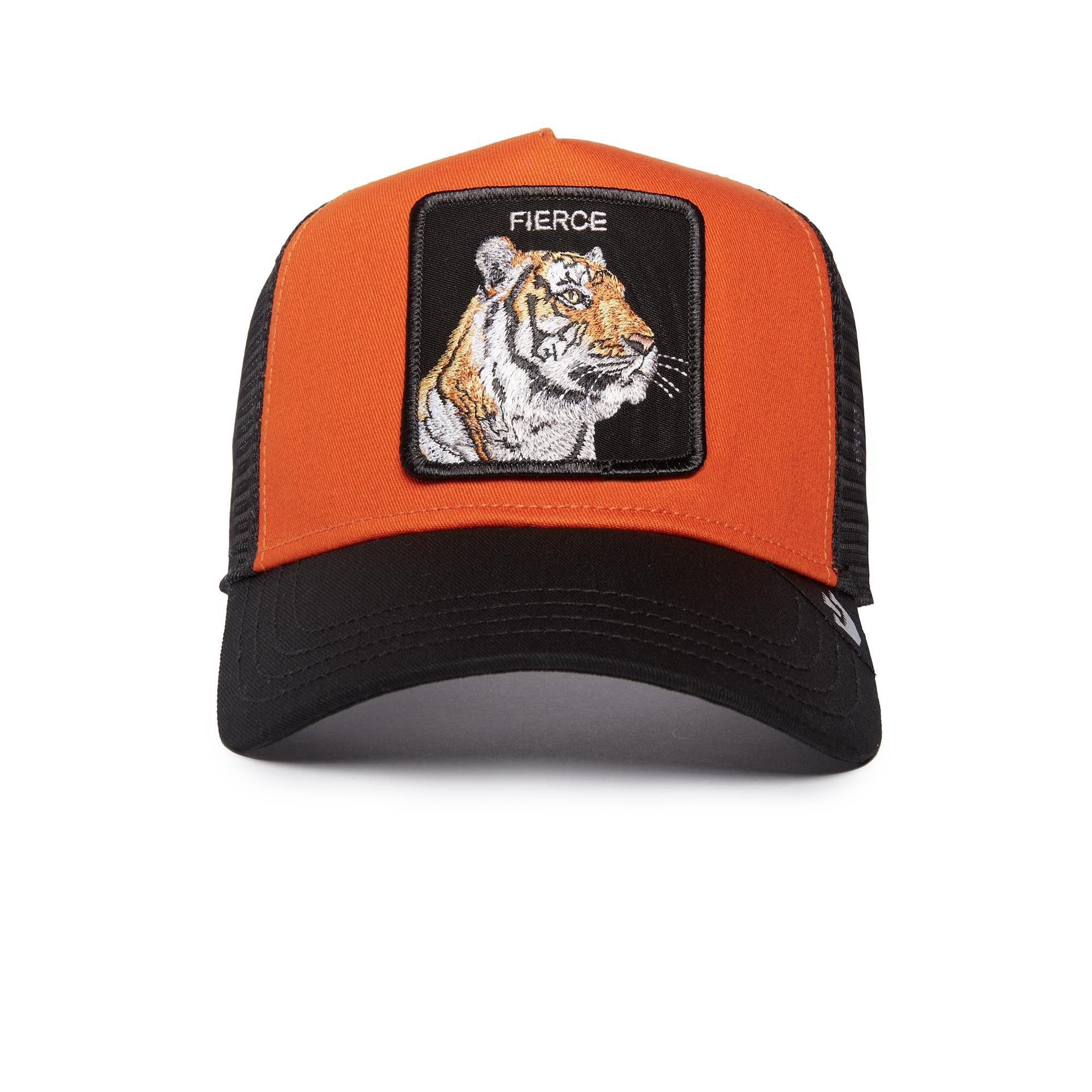 Trucker Cap Goorin Bros. The Fierce Tiger Fab Farm Trucker Cap Orange