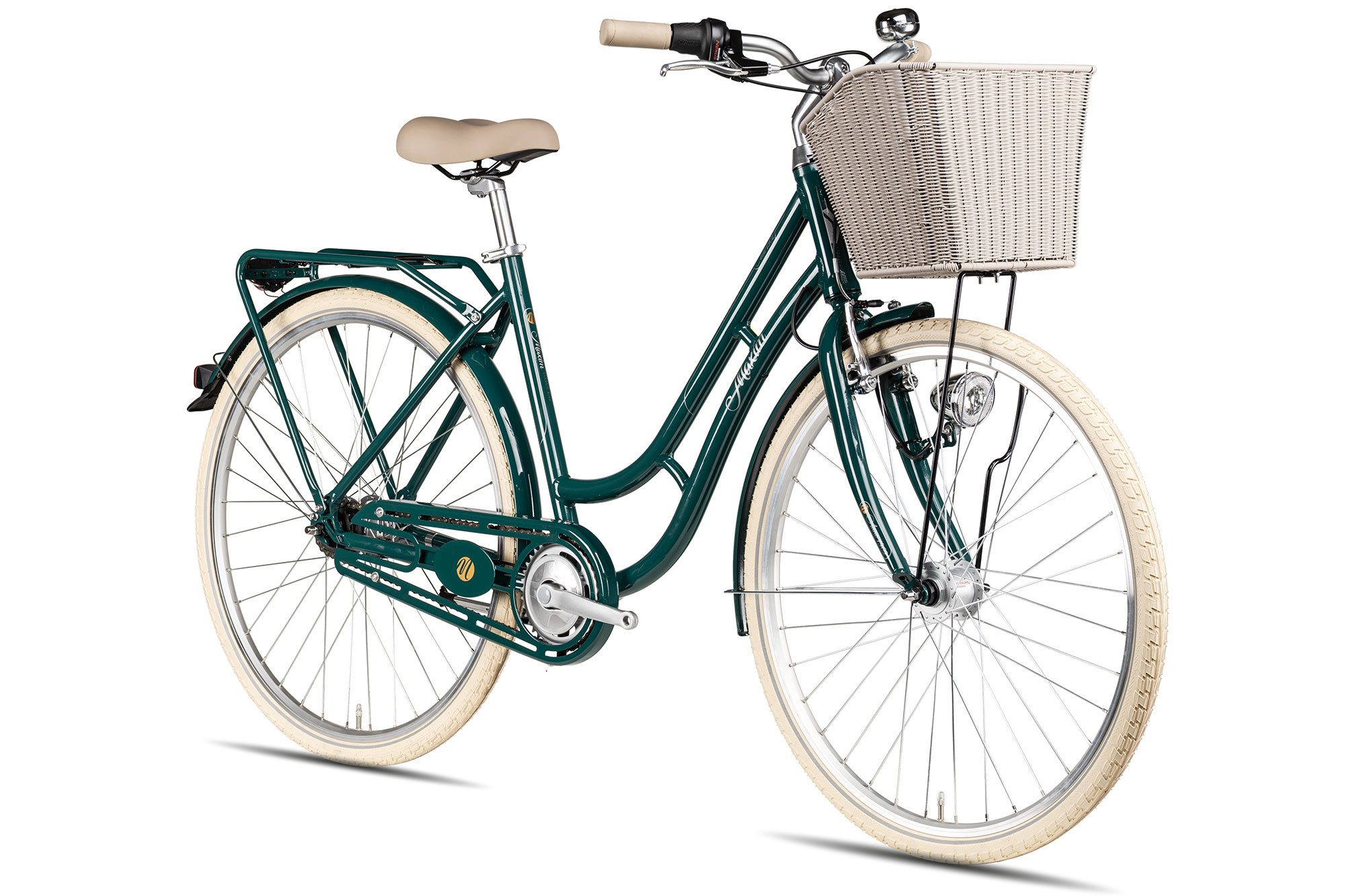 Maxim Cityrad Maxim Anno 1902 Wave, 7 Gang Shimano Nexus 7 SG-C3001 Rücktritt Schaltwerk, Nabenschaltung Rücktritt, Nabenschaltung Rücktritt grün