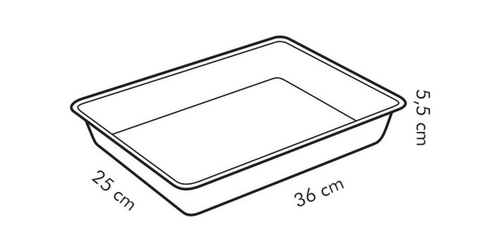 Tescoma Backblech Tiefes Backblech mit Kunststoffhaube DELÍCIA 36 x 25 cm