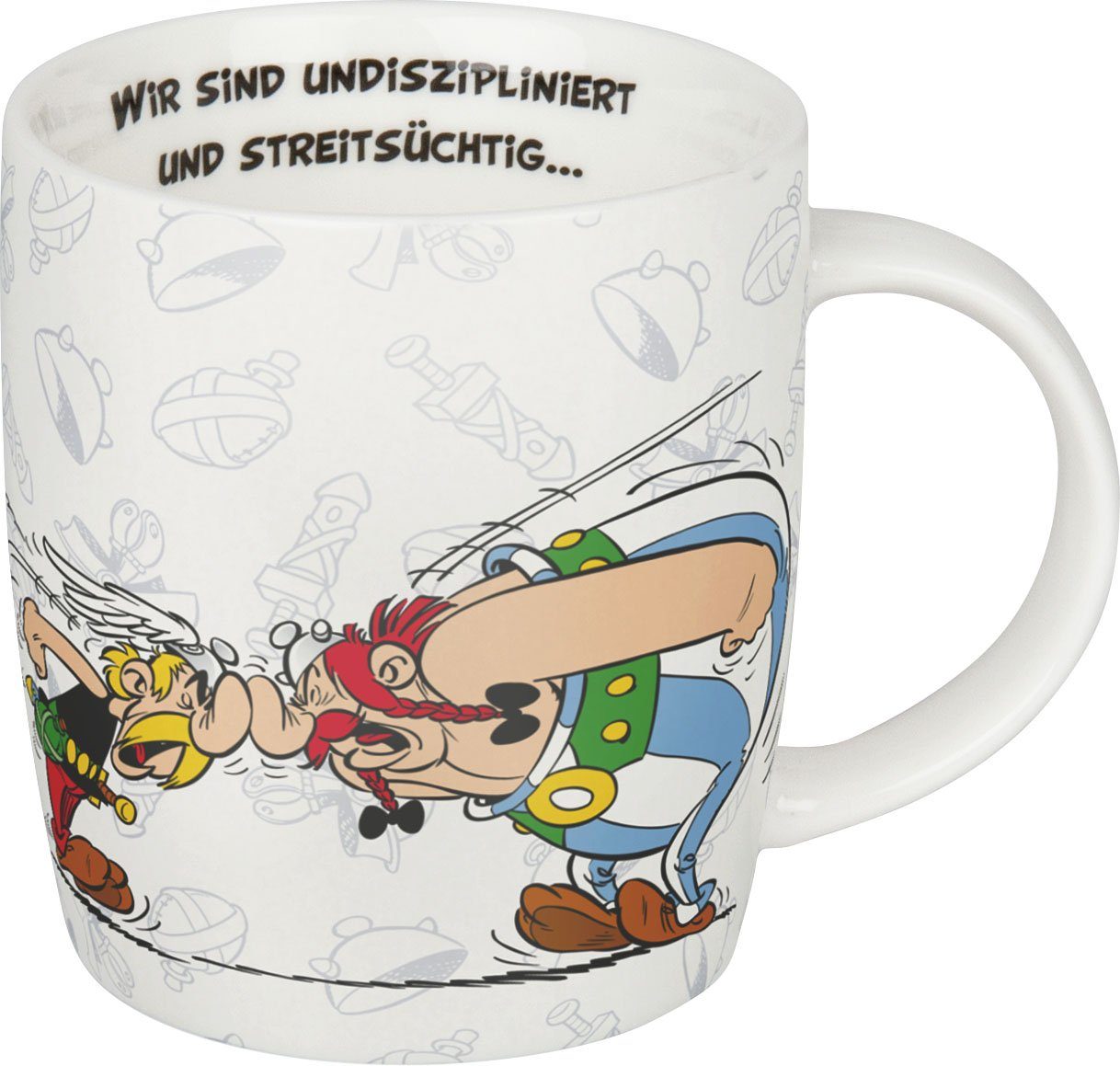 Könitz Becher, Porzellan, Könitz Kaffeebecher Asterix Kaffeepott Büro Kaffeetasse Teetasse Sammel-Becher