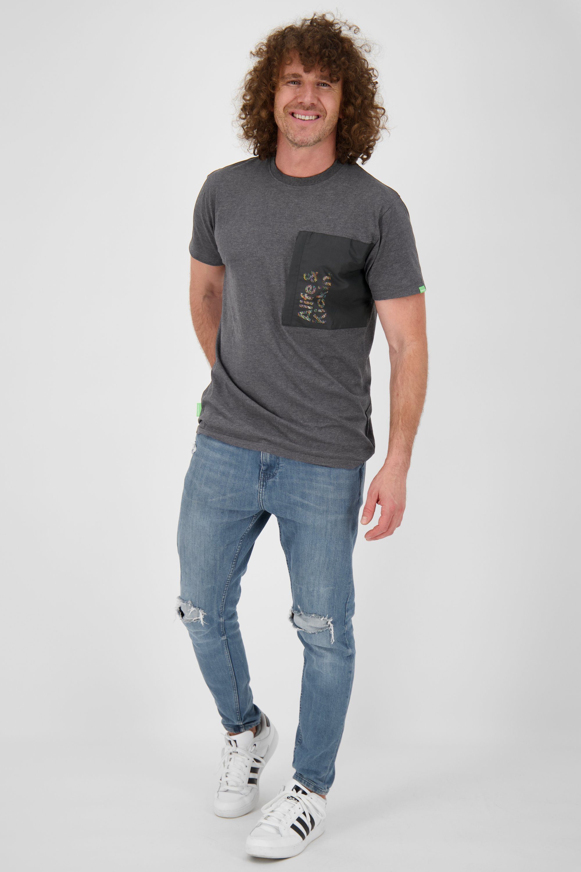 RossAK T-Shirt Alife & Shirt Herren T-Shirt moonless Kickin