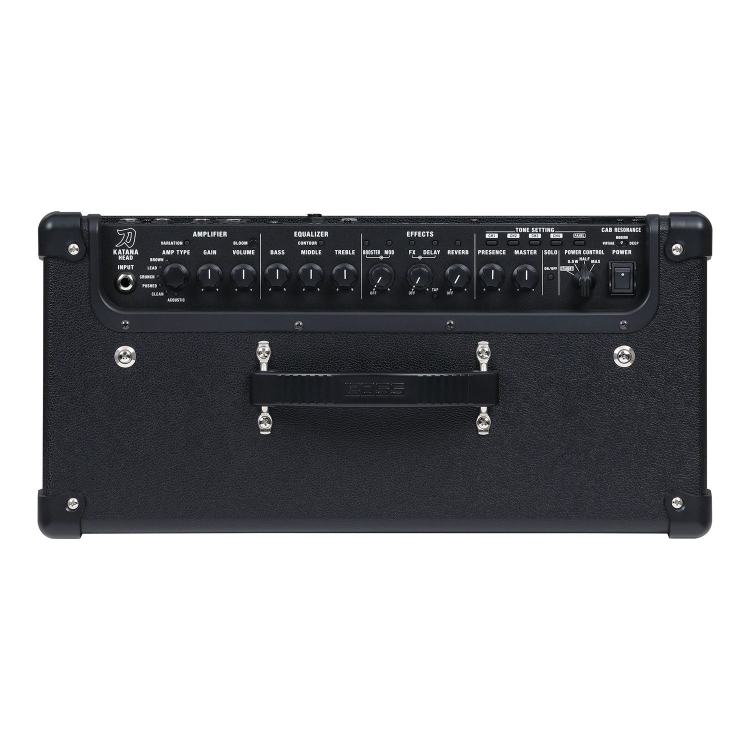 Boss by Roland Boss Gitarren-Verstärker Katana Head Gen 3 Topteil mit Kabel Verstärker (Anzahl Kanäle: 4, 100 W, Vorteils-Set mit Kabel)
