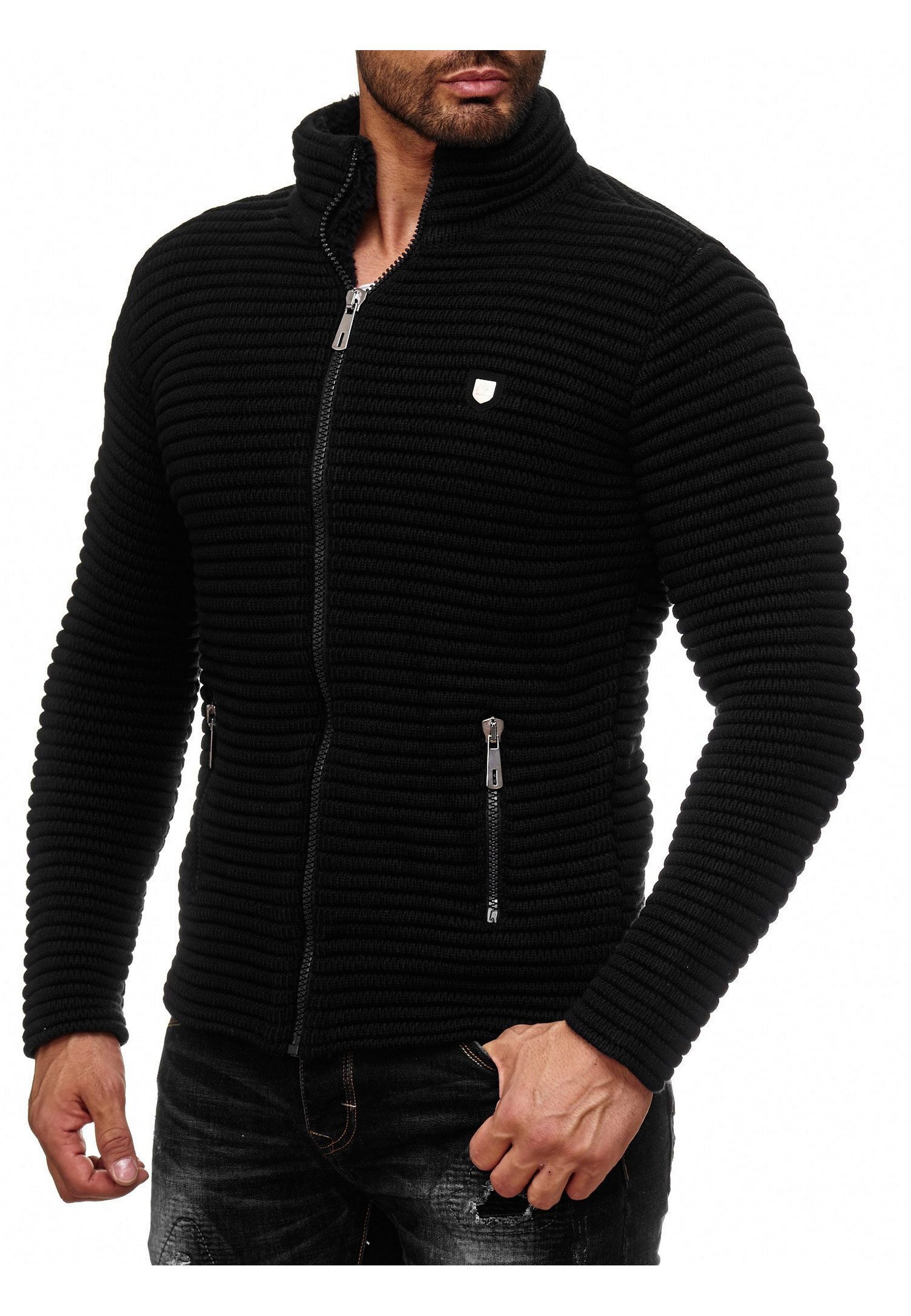 RedBridge Strickjacke Wichita mit Teddyfell