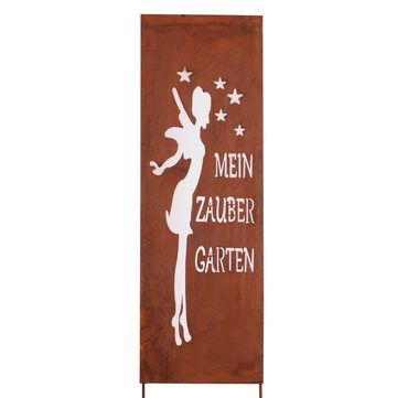 UNUS GARDEN Gartenstecker Roststecker Schild Zaubergarten schmal (1-St)