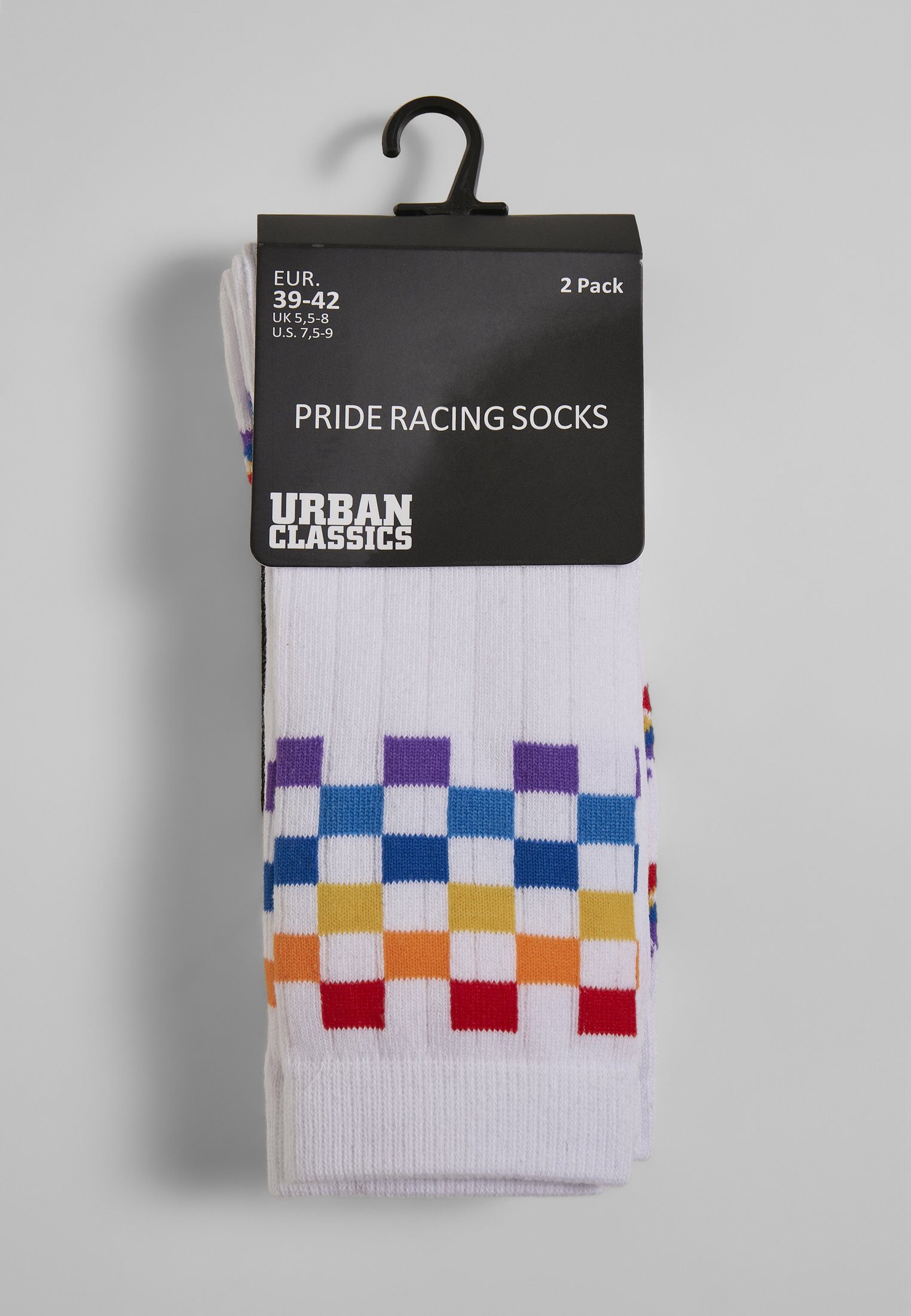 URBAN CLASSICS Freizeitsocken Accessoires Pride (1-Paar) 2-Pack Socks Racing