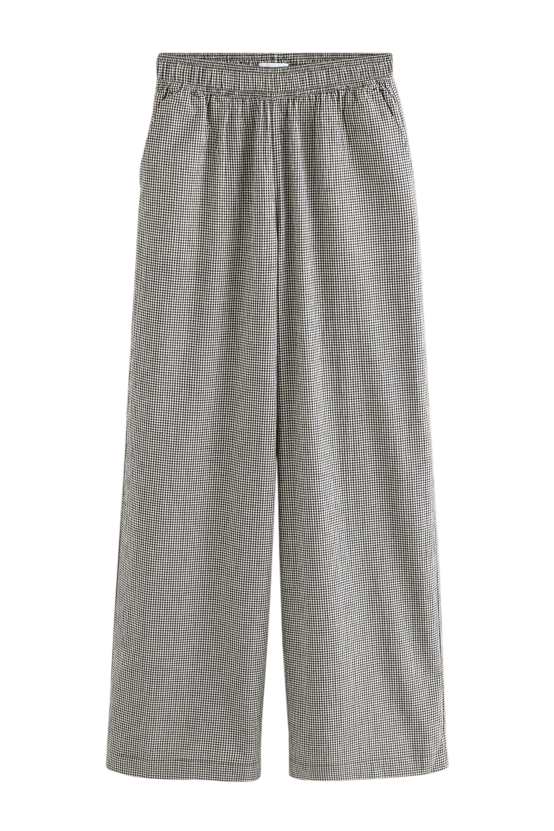 Next Palazzohose Hose mit weitem Bein im Vichykaro, Kurzgröße (1-tlg) günstig online kaufen