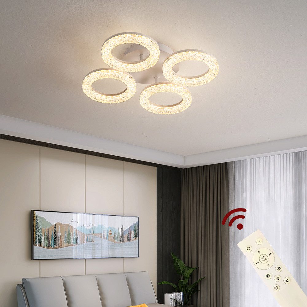 Eurohandisplay LED Deckenleuchte LED Deckenlampe Fernbedienung Lichtfarbe/H günstig online kaufen