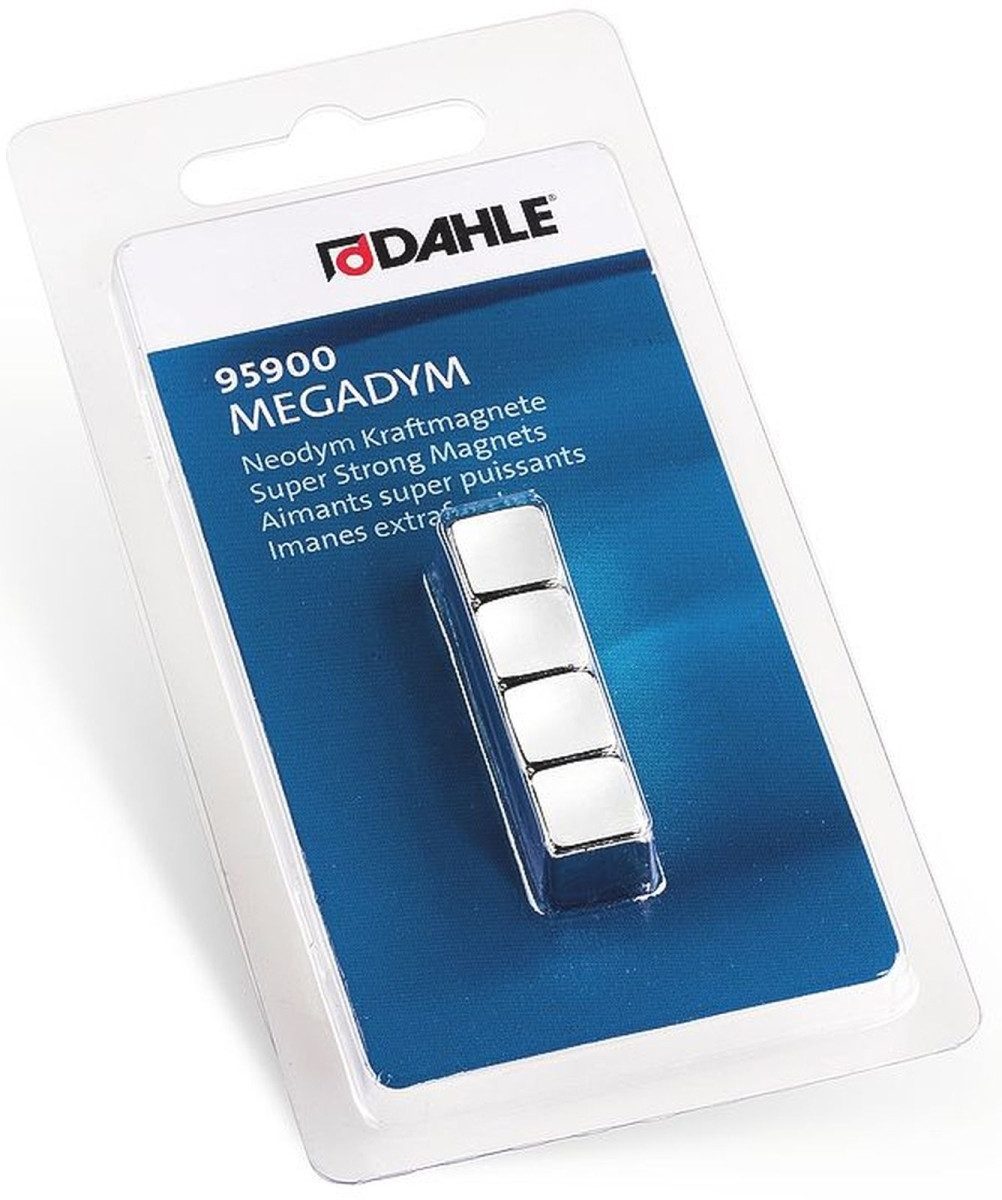DAHLE Magnet Megadym Magnet Cube 10x10x10mm VE=4 Stück silber